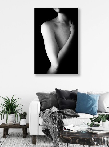 Contour Nude 9 - Gloss Print | Art Nude Home Decor | Erotic Wall Art | Sexy Bedroom Decor | Gifts for Him | Nude Art Print | Naked Woman