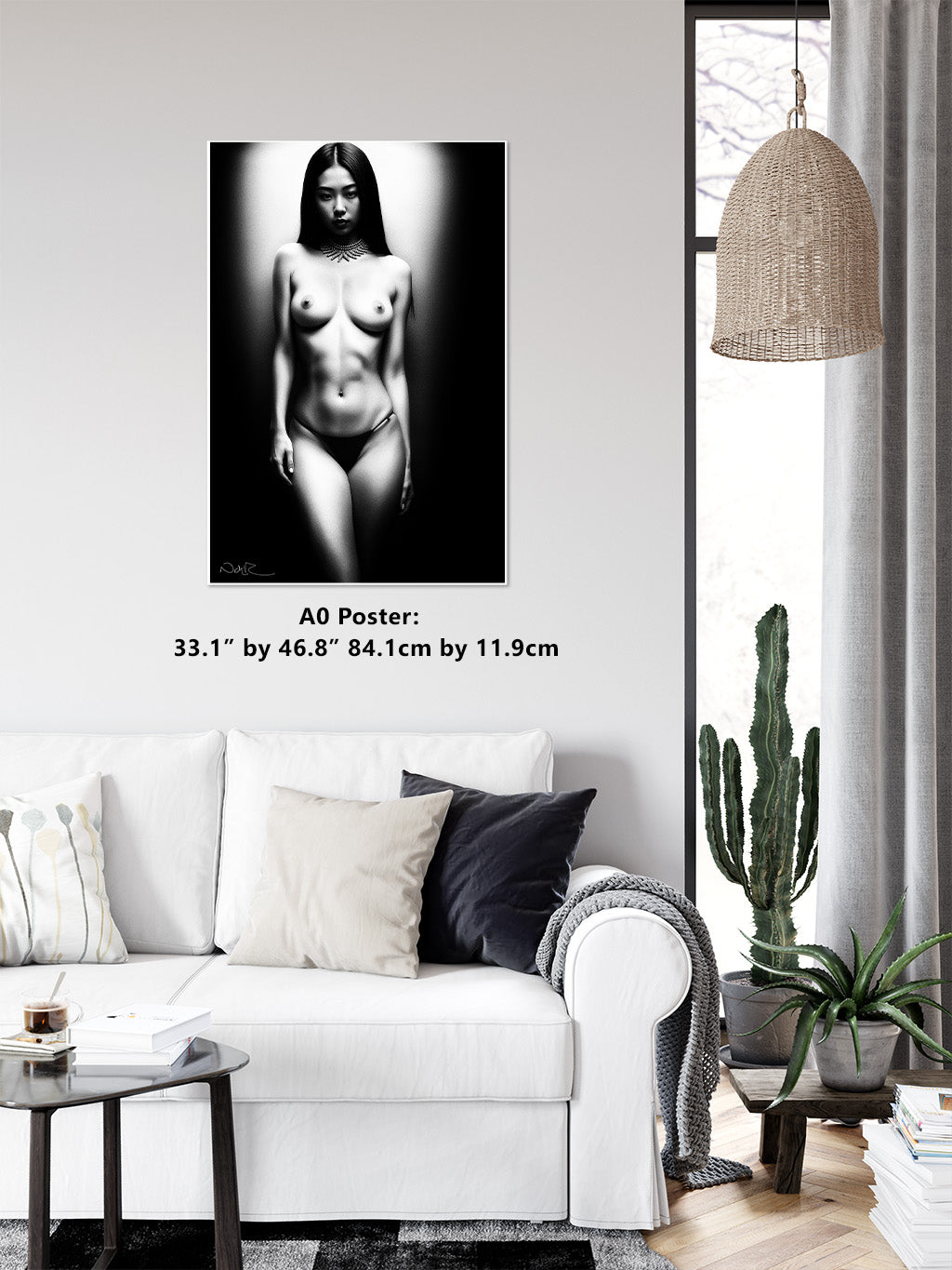 Kyoto Erito 8 - Gloss Print | Art Nude Home Decor | Erotic Wall Art | Sexy Bedroom Decor | Gifts For Him | Nude Print | Naked Woman