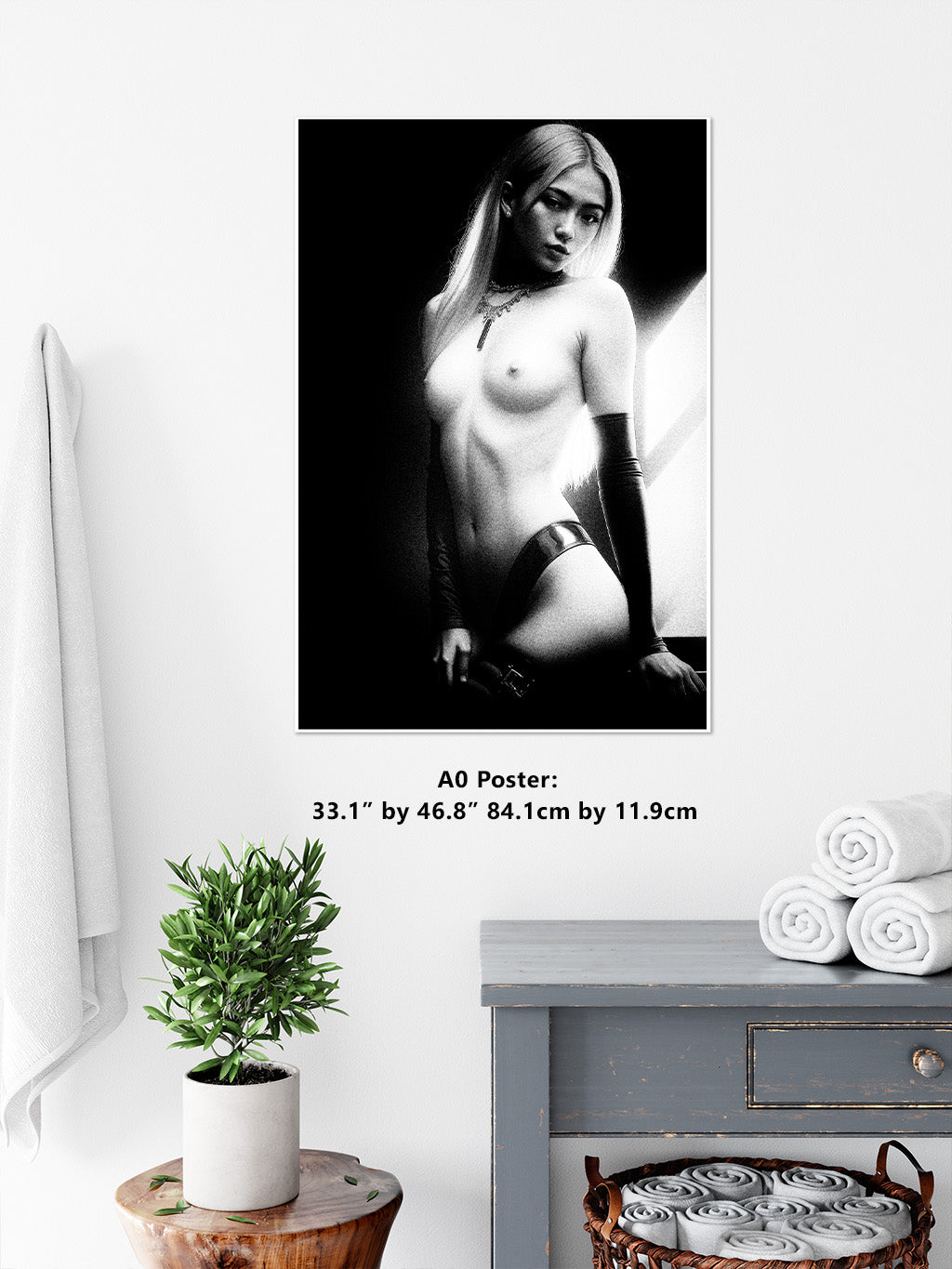 Kyoto Erito 1 - Gloss Print | Art Nude Home Decor | Erotic Wall Art | Sexy Bedroom Decor | Gifts For Him | Nude Print | Naked Woman