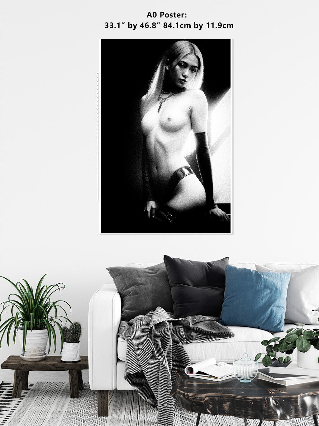 Kyoto Erito 1 - Gloss Print | Art Nude Home Decor | Erotic Wall Art | Sexy Bedroom Decor | Gifts For Him | Nude Print | Naked Woman