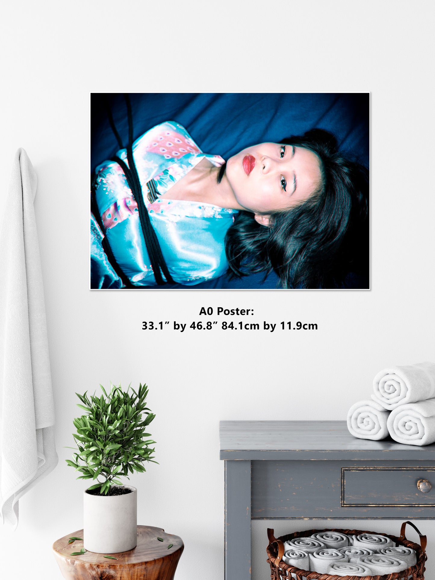 Shibari Colors 2 - Gloss Poster | Fetish photography | Japanese Sex Art | Kinbaku Art Print | Woman BDSM | Erotic Wall Art | Gifts for Him