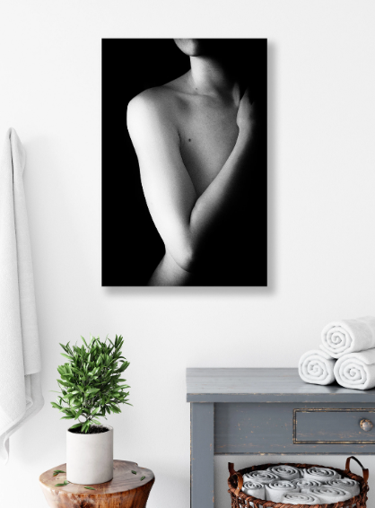 Contour Nude 9 - Gloss Print | Art Nude Home Decor | Erotic Wall Art | Sexy Bedroom Decor | Gifts for Him | Nude Art Print | Naked Woman