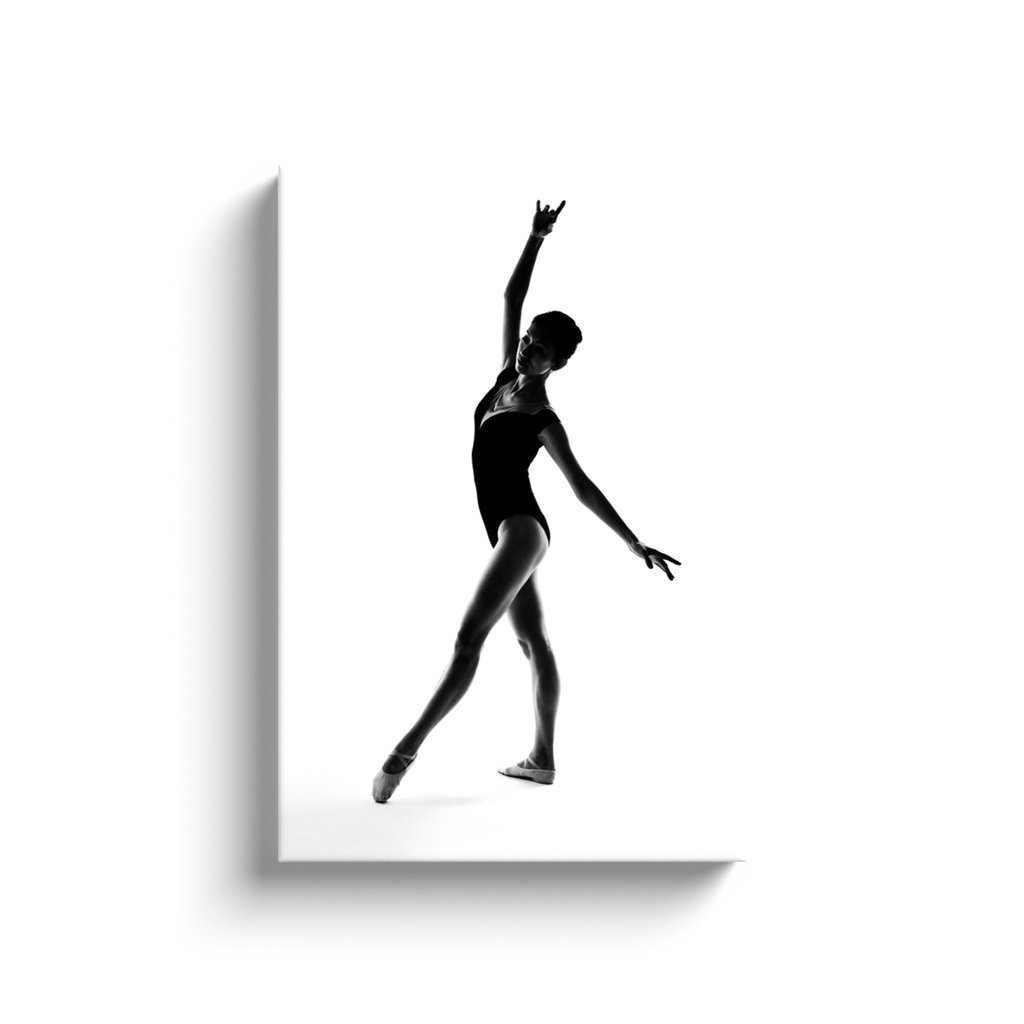 Contemporary Ballerina Leaping 3-Square Framed Photo | Contemporary Dance | Dancer Art Photo | Dance Photography | Photography Prints