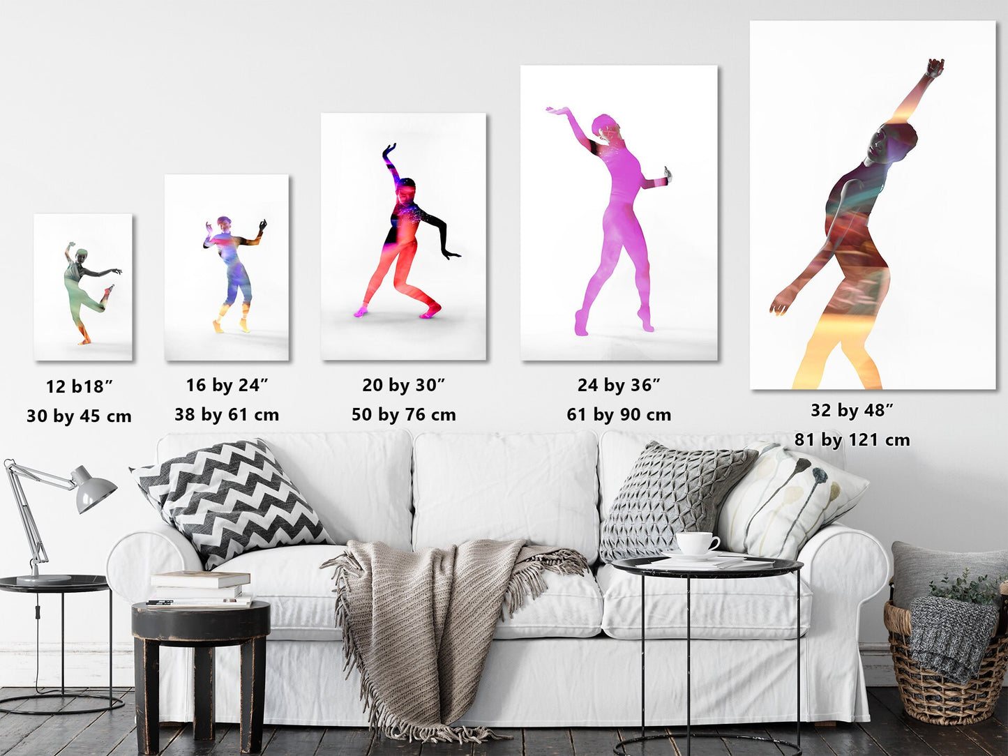 Dance Within A Dance 2 Canvas On White | Contemporary Dance | Dancer Art Photo | Dance Photography | Photography Prints | Black And White