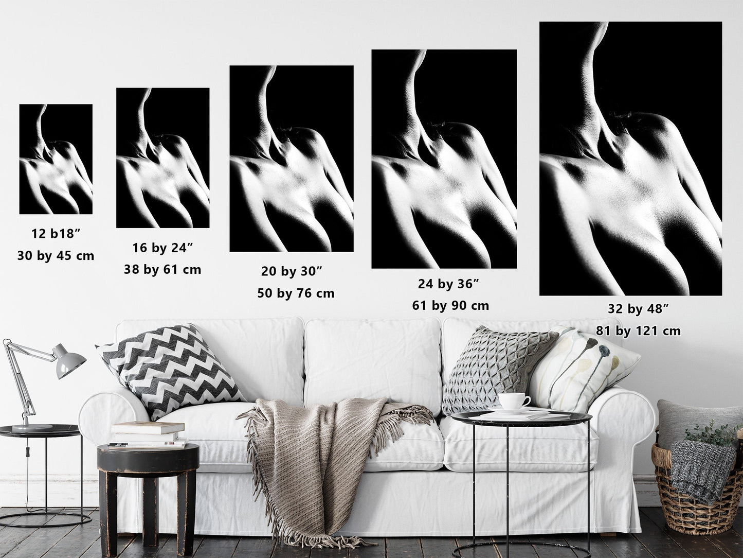 Contour Nude 12 - Digital PDF File | Erotic Wall Art | Sexy Bedroom Decor | Gifts for Him | Nude Female | photography Girts | Naked Woman