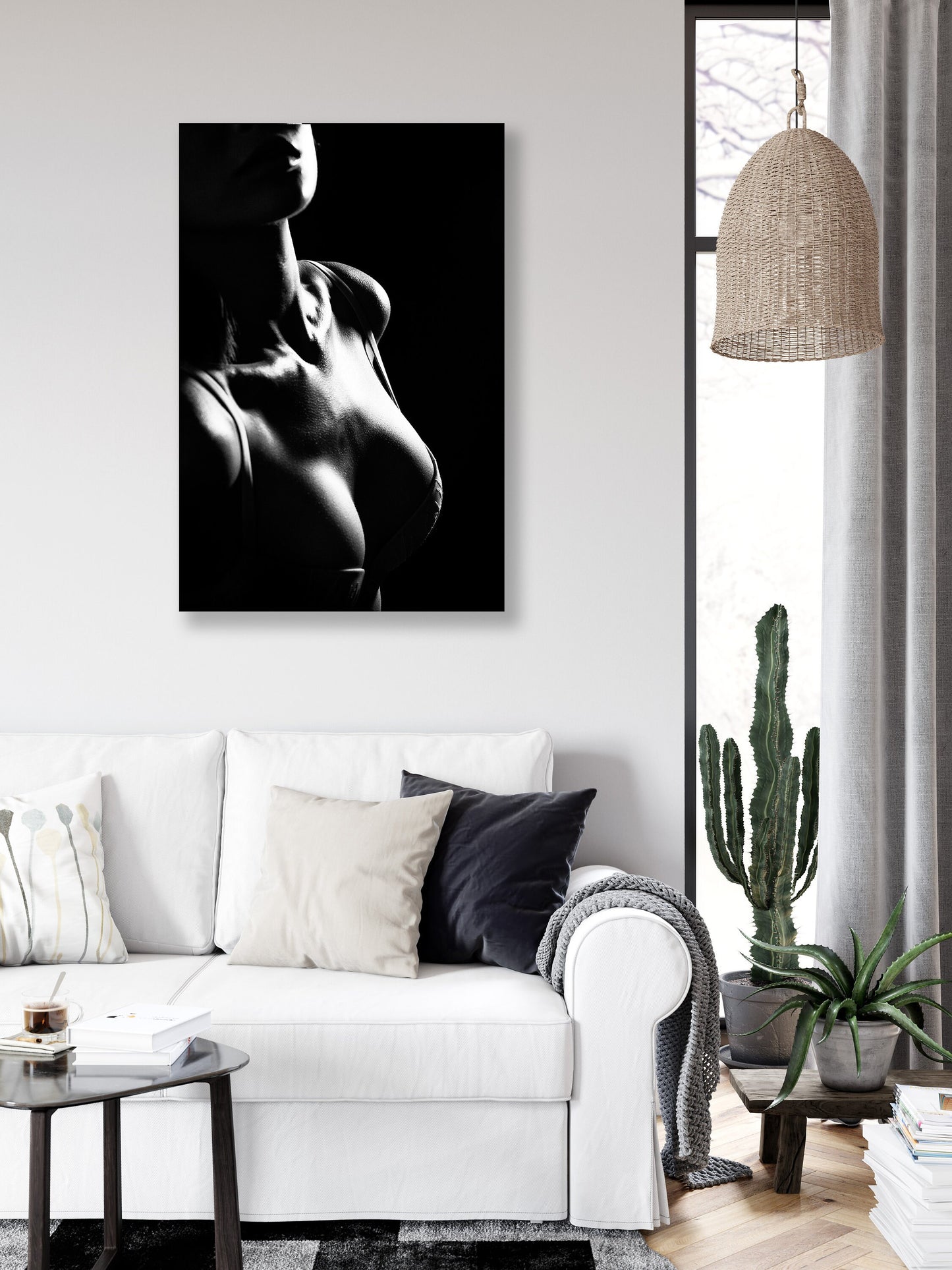 Contour Nude 11 - Digital PDF File | Erotic Wall Art | Sexy Bedroom Decor | Gifts for Him | Nude Print | photography Girts | Topless Woman