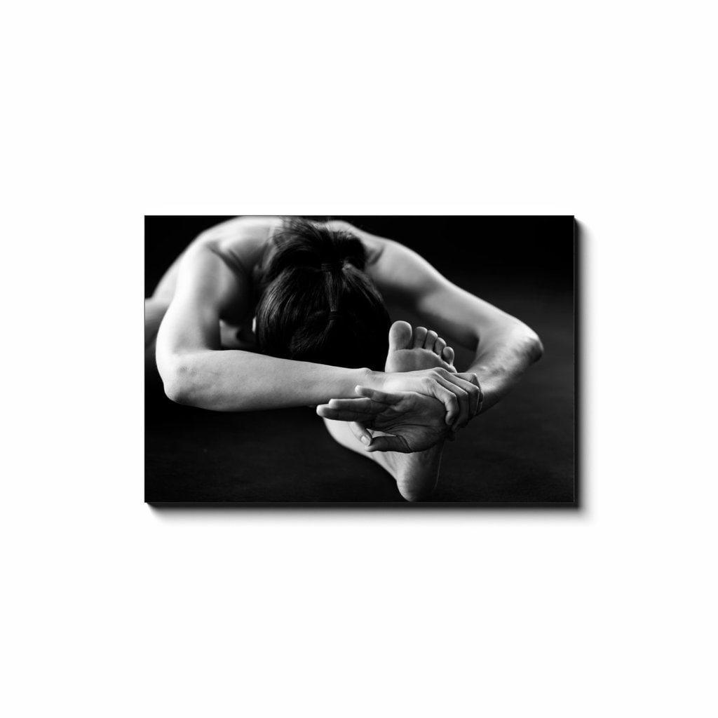 Yoga As Art 2 Stretched Canvas | Yoga Pose Wall Art | Yoga Studio Decor | Spiritual Photos | Yoga Art Print | Photography Prints