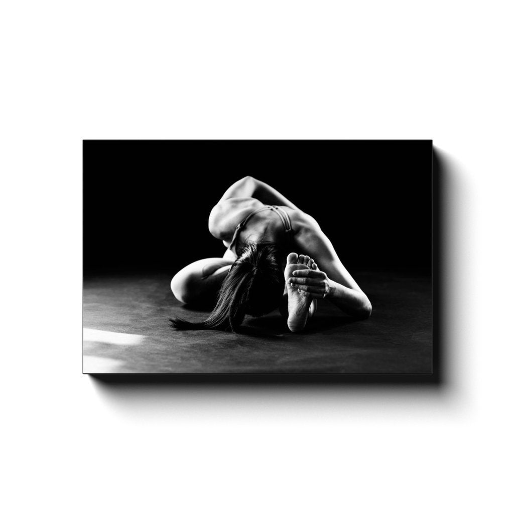 Yoga As Art 1 Stretched Canvas | Yoga Pose Wall Art | Yoga Studio Decor | Spiritual Photos | Yoga Art Print | Photography Prints