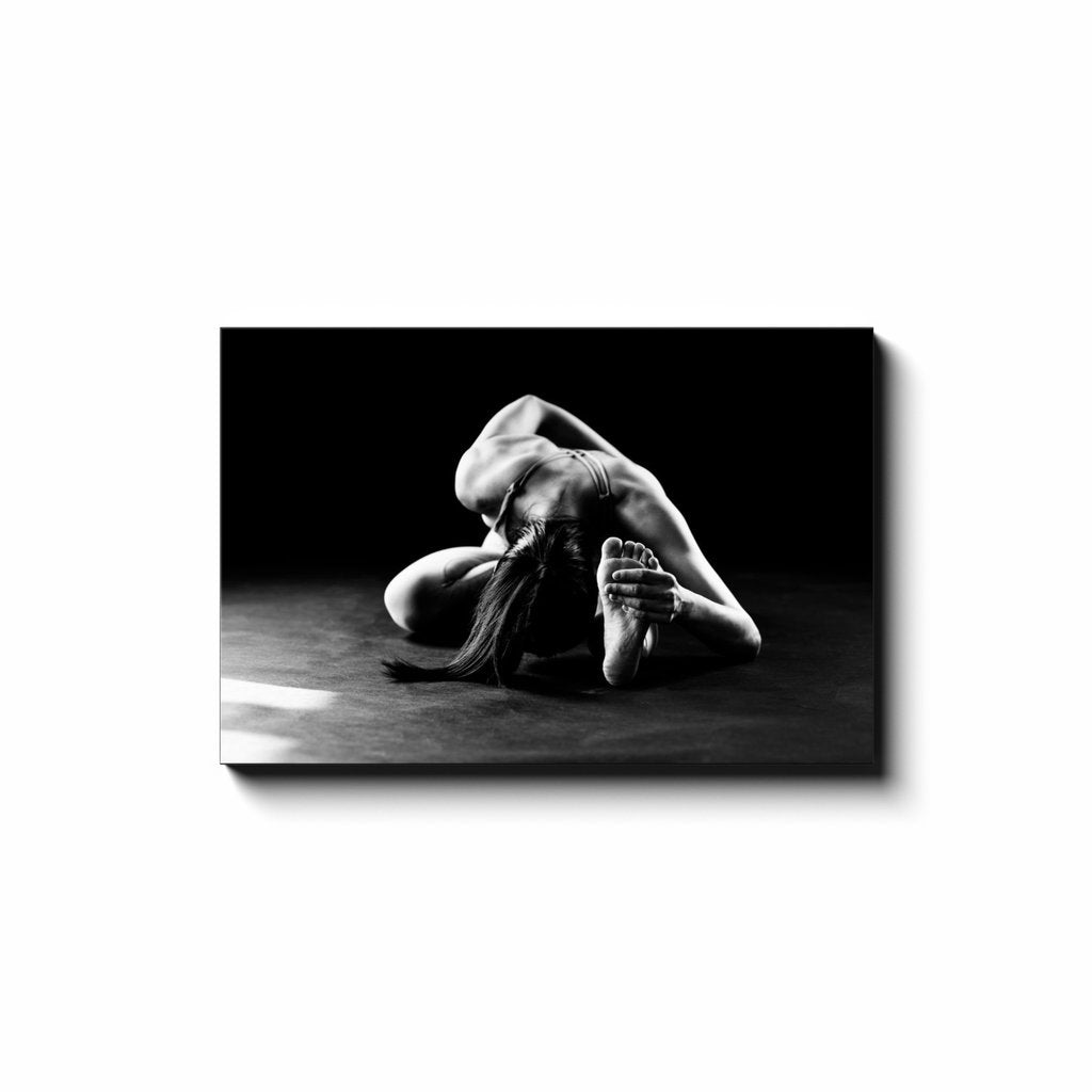 Yoga As Art 1 Stretched Canvas | Yoga Pose Wall Art | Yoga Studio Decor | Spiritual Photos | Yoga Art Print | Photography Prints