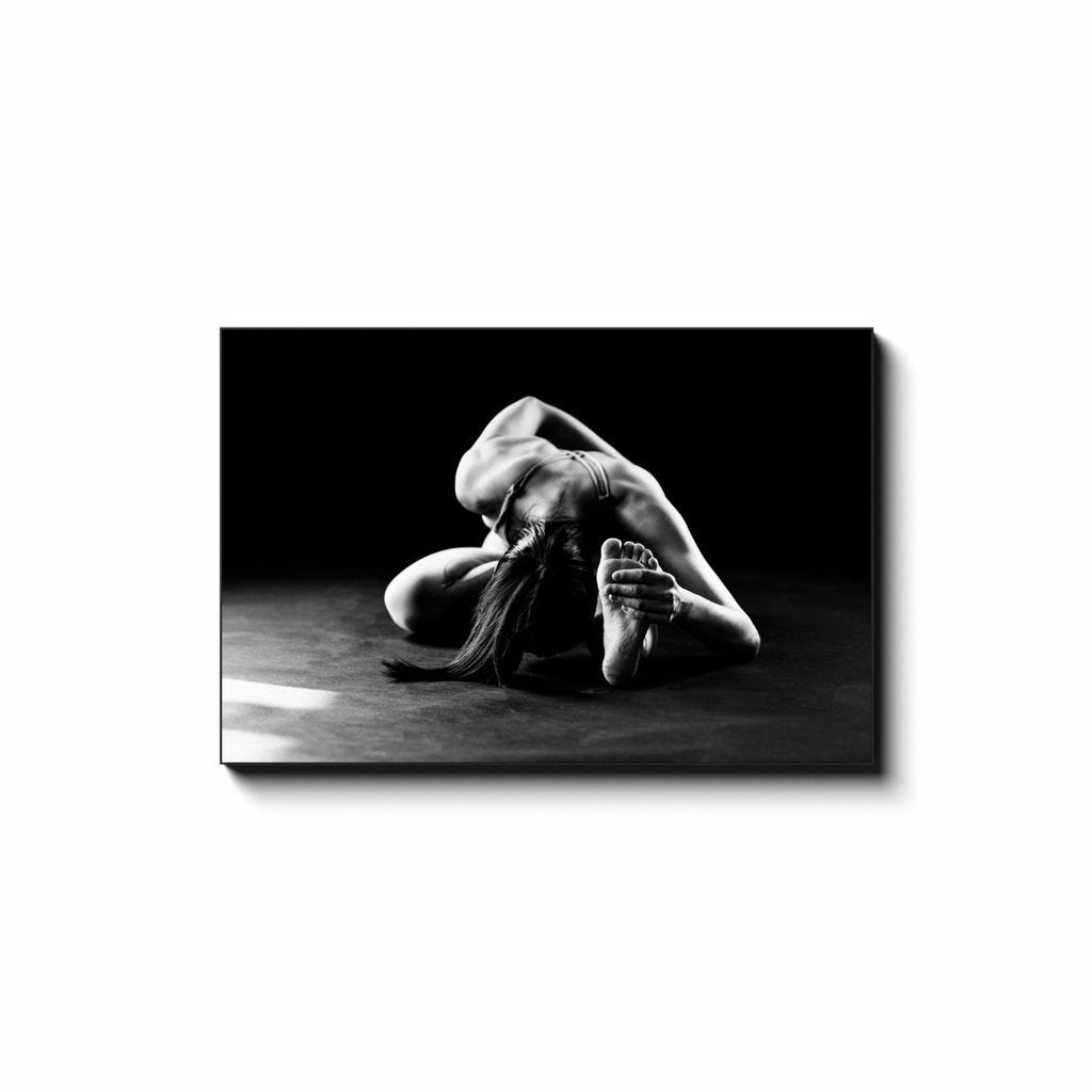 Yoga As Art 1 Stretched Canvas | Yoga Pose Wall Art | Yoga Studio Decor | Spiritual Photos | Yoga Art Print | Photography Prints