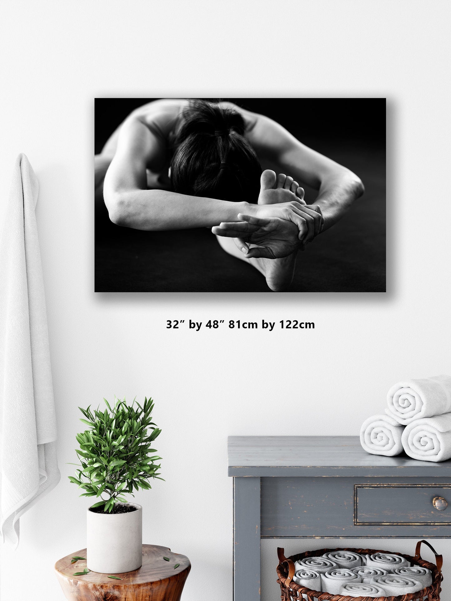 Yoga As Art 2 Stretched Canvas | Yoga Pose Wall Art | Yoga Studio Decor | Spiritual Photos | Yoga Art Print | Photography Prints