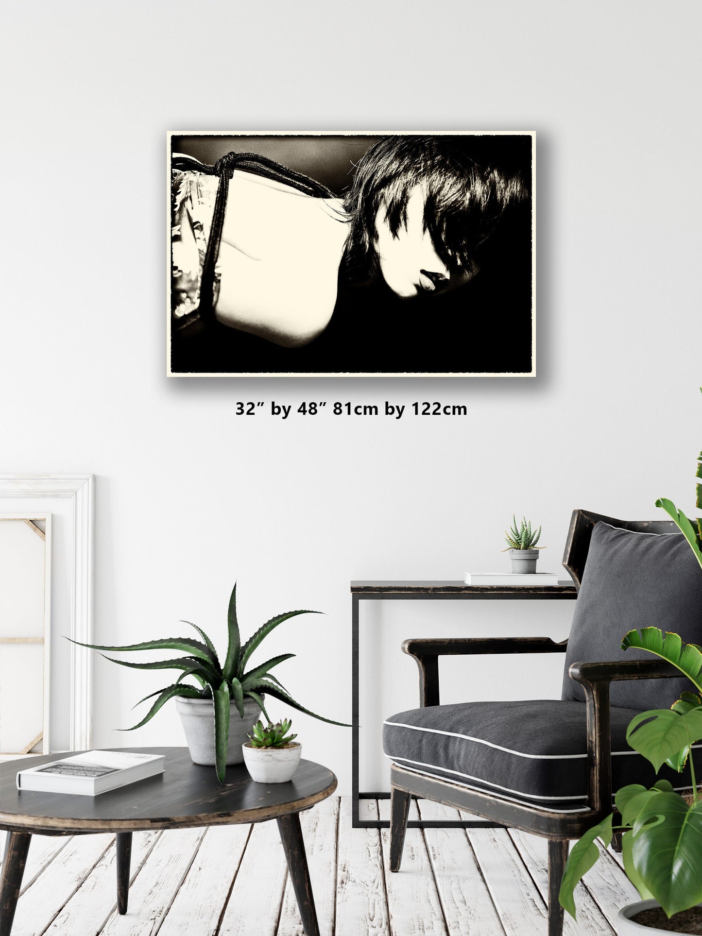 Shibari B n W 1 - Digital PDF File | Fetish photography | Japanese Sex Art | Kinbaku Art Print | Woman BDSM | Erotic Wall Art