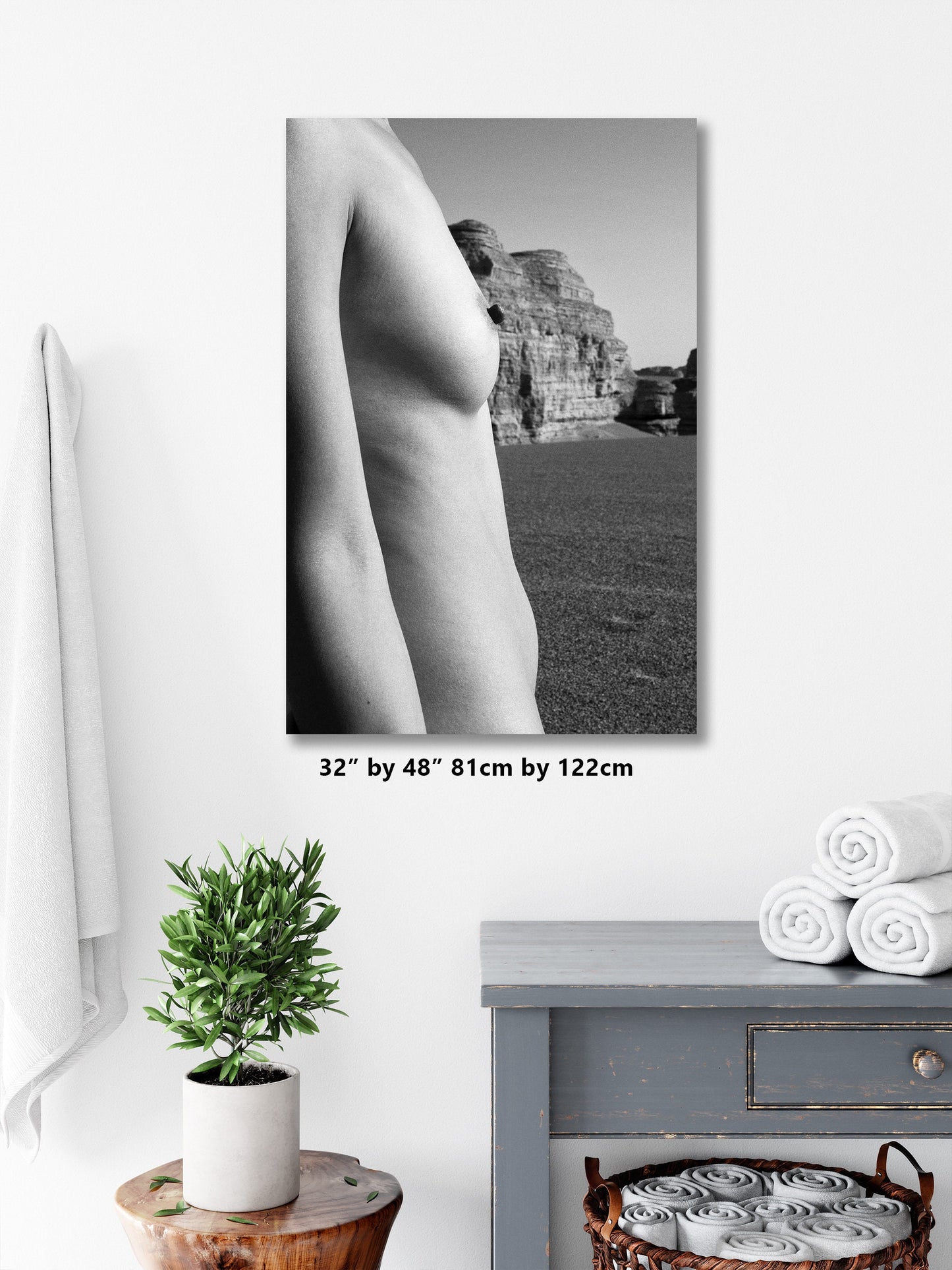 Desert Nude 2 Digital PDF File | Art Nude Home Decor | Erotic Wall Art | Sexy Bedroom Decor | Gifts for Him | Nude Art Print | Download