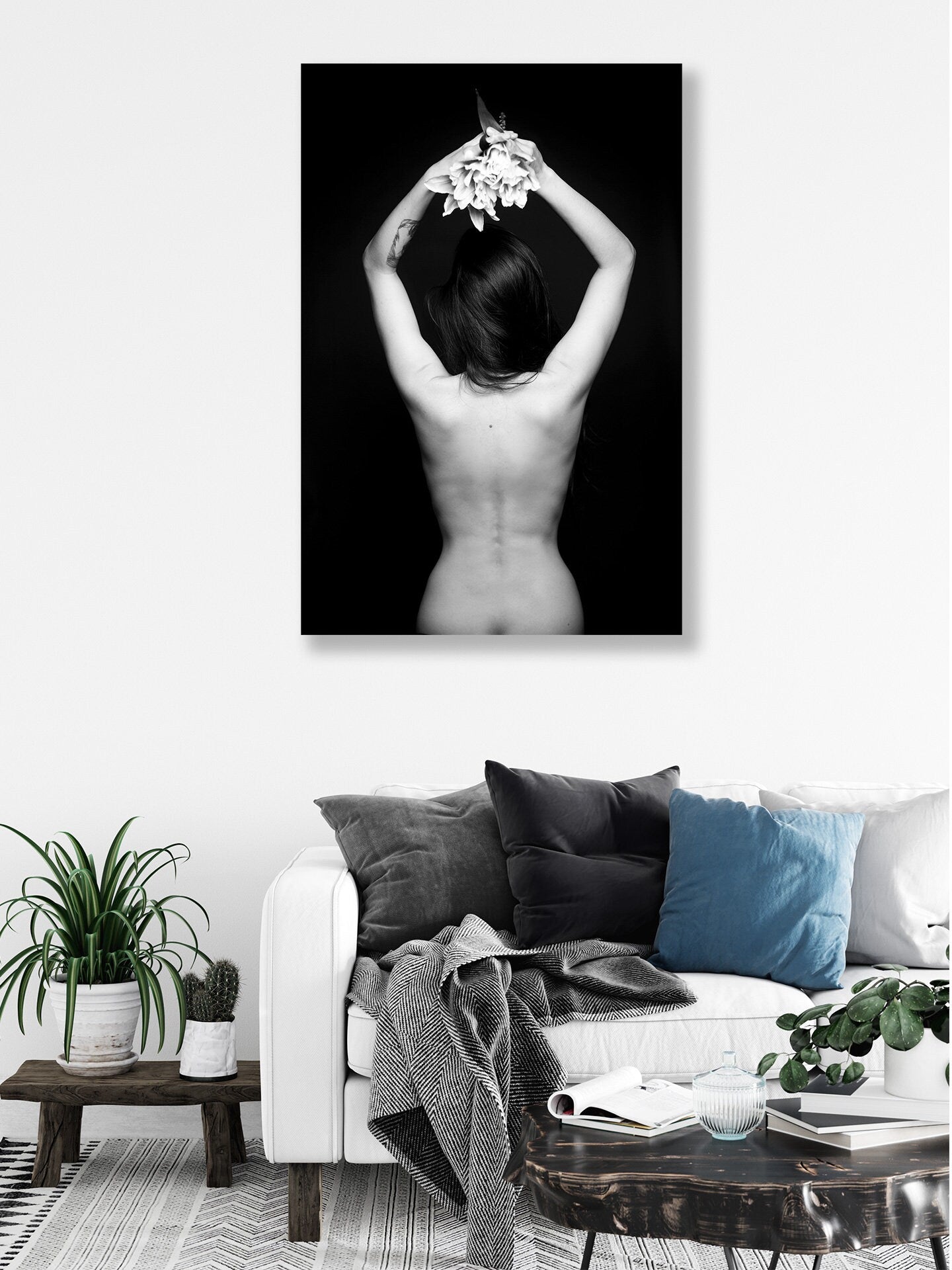 Contour Nude 8 | Digital PDF Art Print Downloadable File