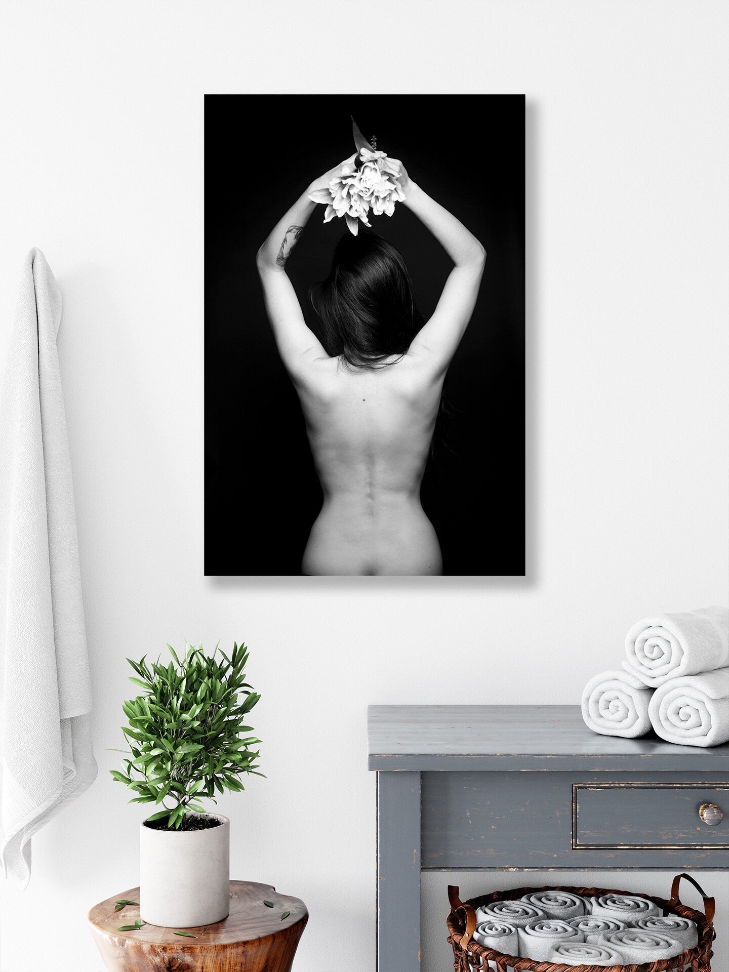 Contour Nude 8 | Digital PDF Art Print Downloadable File