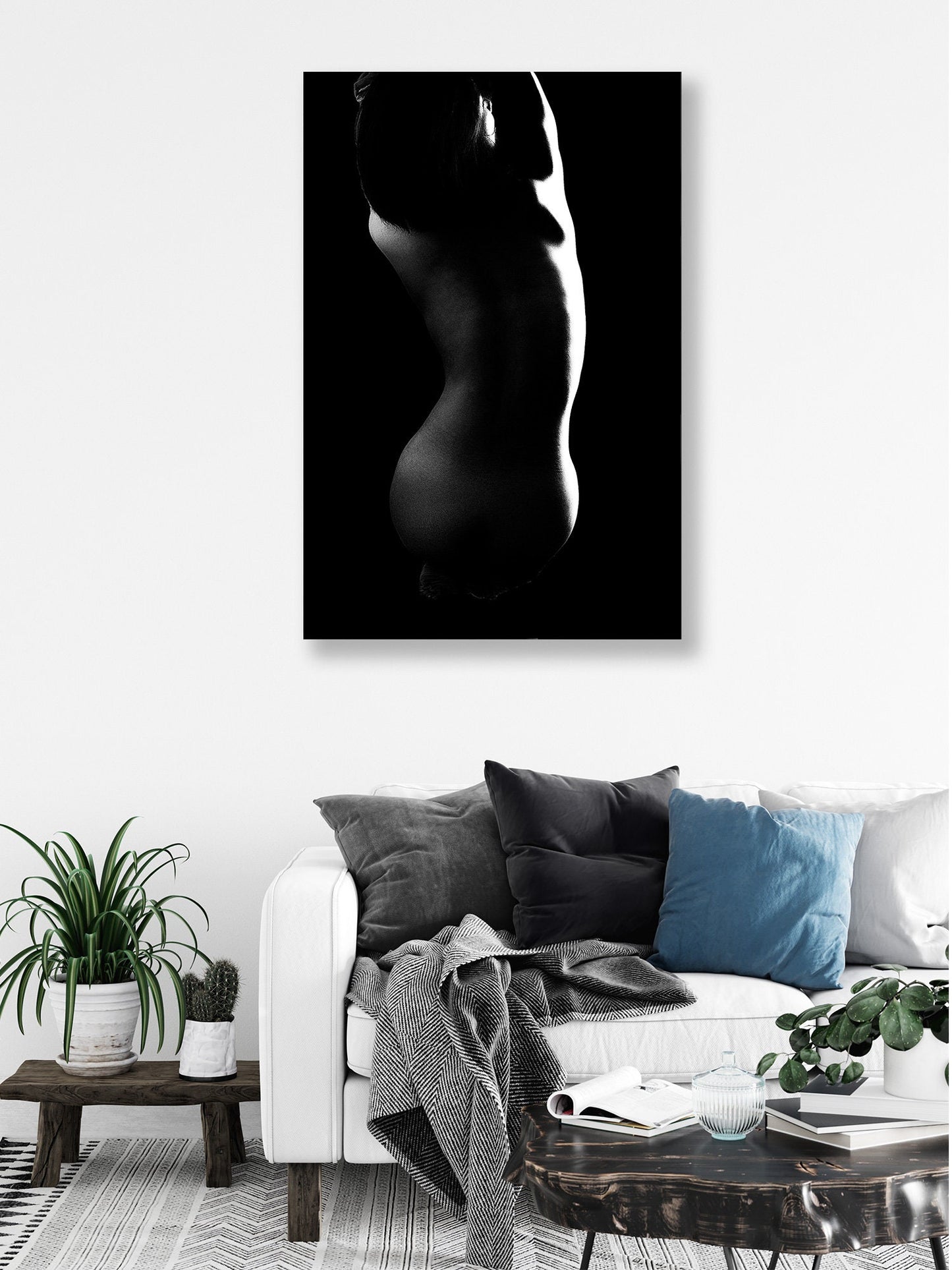 Contour Nude 5 | Digital PDF Art Print Downloadable File