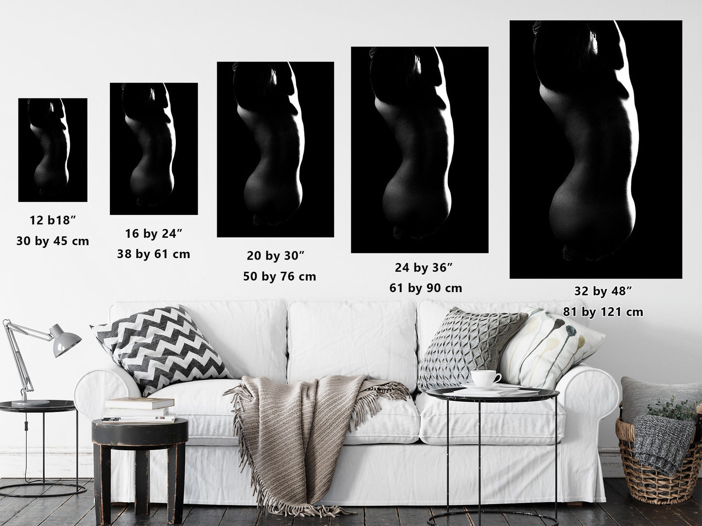 Contour Nude 5 | Digital PDF Art Print Downloadable File