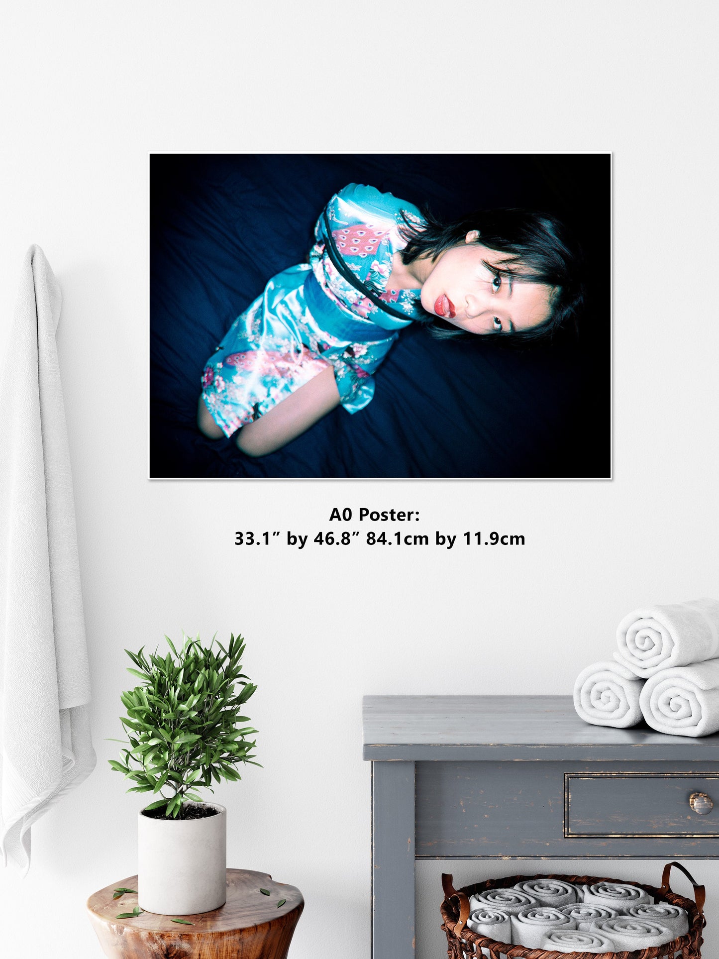 Shibari Colour 3| Digital PDF File |Japanese Sex Art | Kinbaku Art Print | Woman BDSM | Erotic Wall Art | Gifts for Him | Rope Bondage Photo