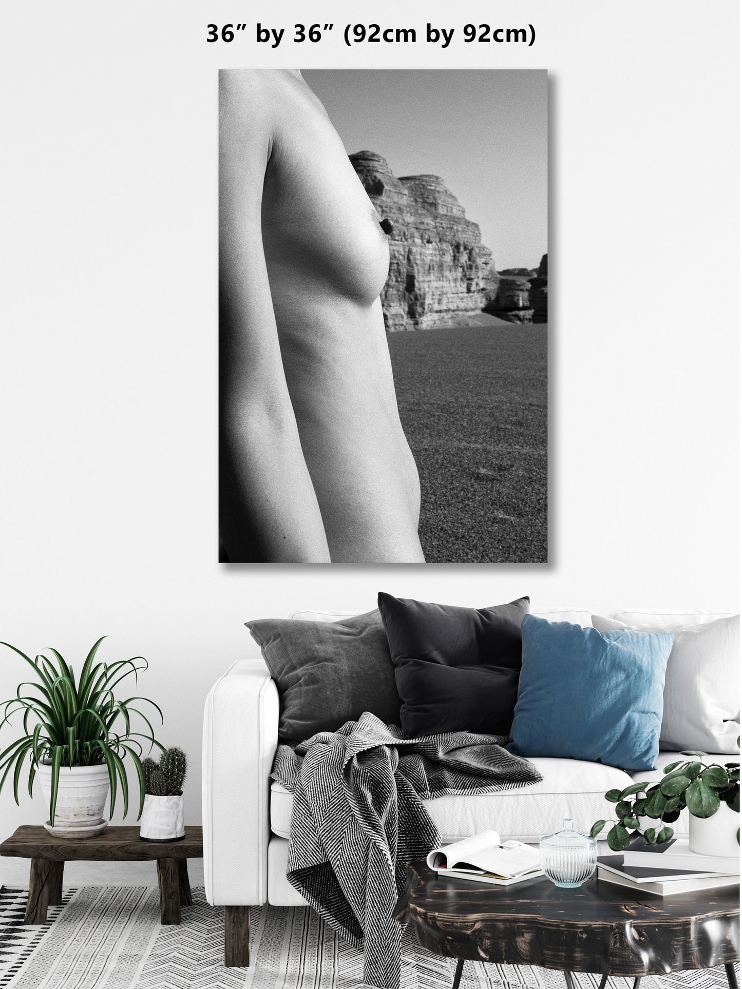 Desert Nude 2 Digital PDF File | Art Nude Home Decor | Erotic Wall Art | Sexy Bedroom Decor | Gifts for Him | Nude Art Print | Download