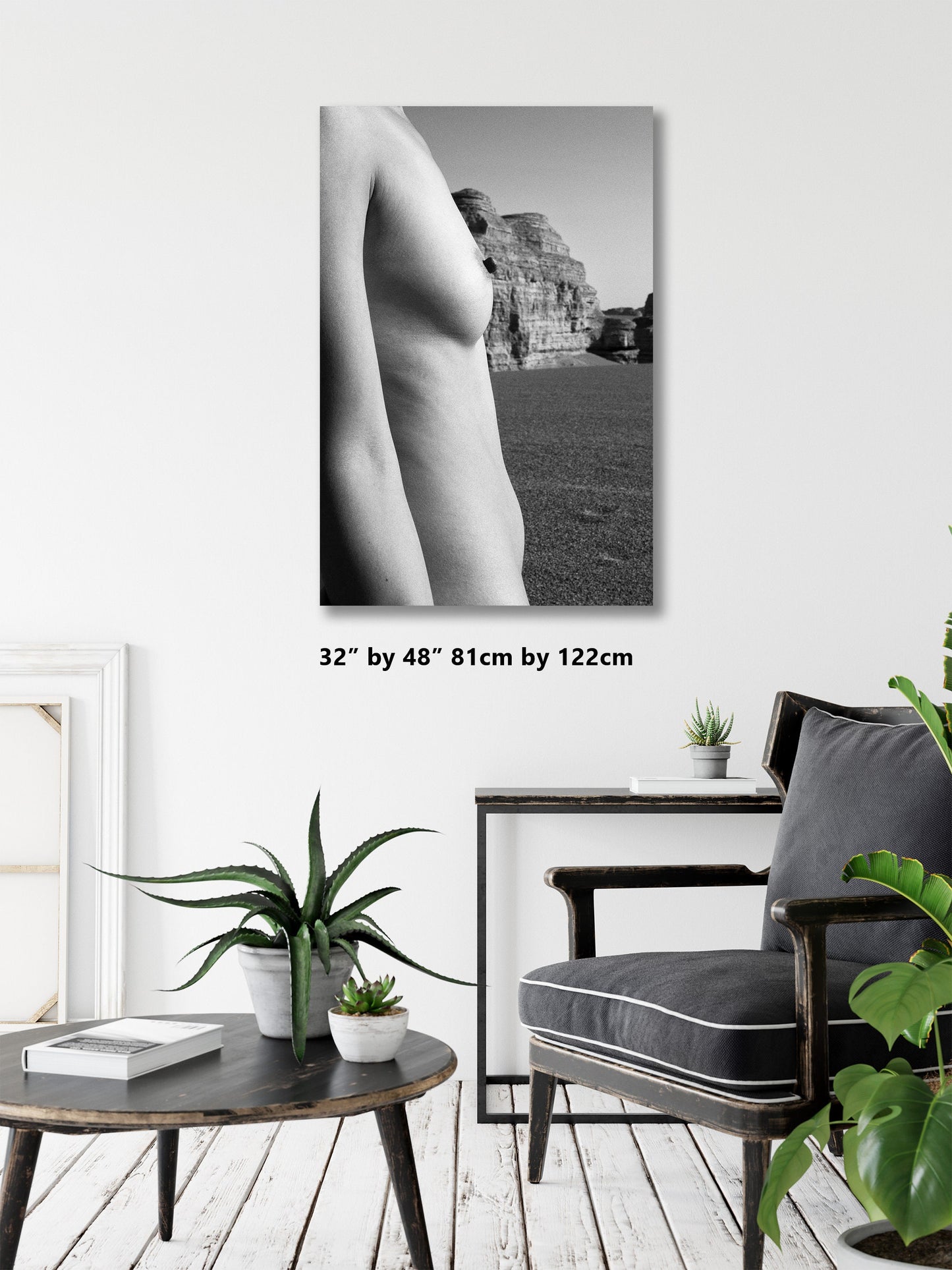 Desert Nude 2 Digital PDF File | Art Nude Home Decor | Erotic Wall Art | Sexy Bedroom Decor | Gifts for Him | Nude Art Print | Download