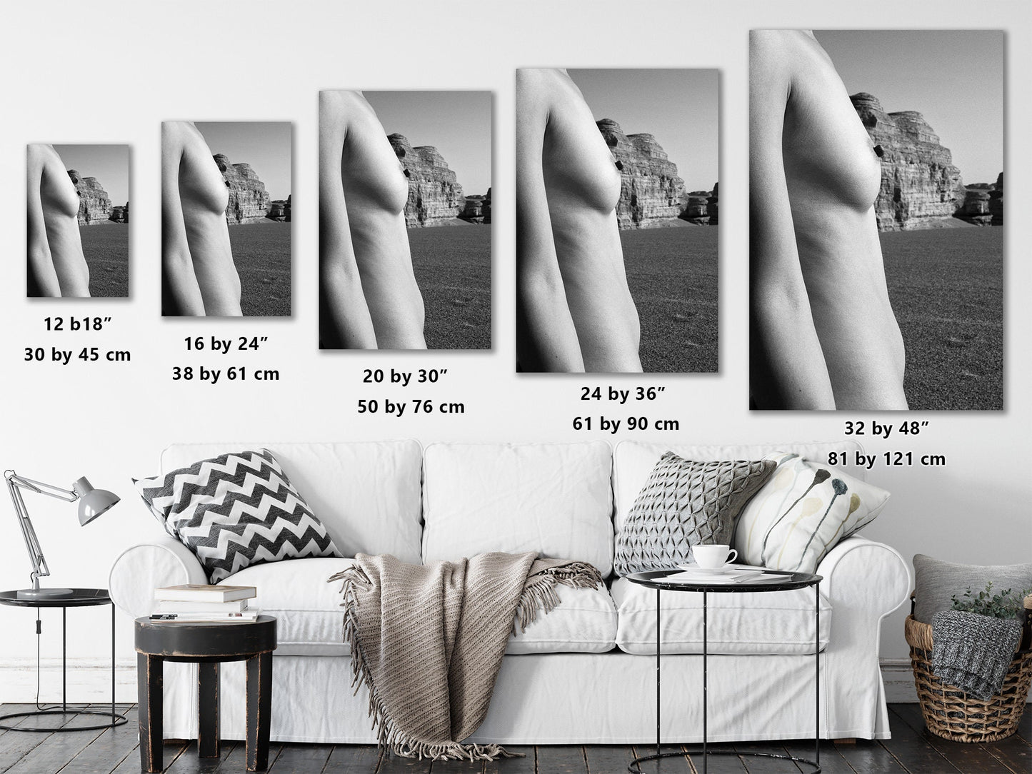 Desert Nude 2 Digital PDF File | Art Nude Home Decor | Erotic Wall Art | Sexy Bedroom Decor | Gifts for Him | Nude Art Print | Download