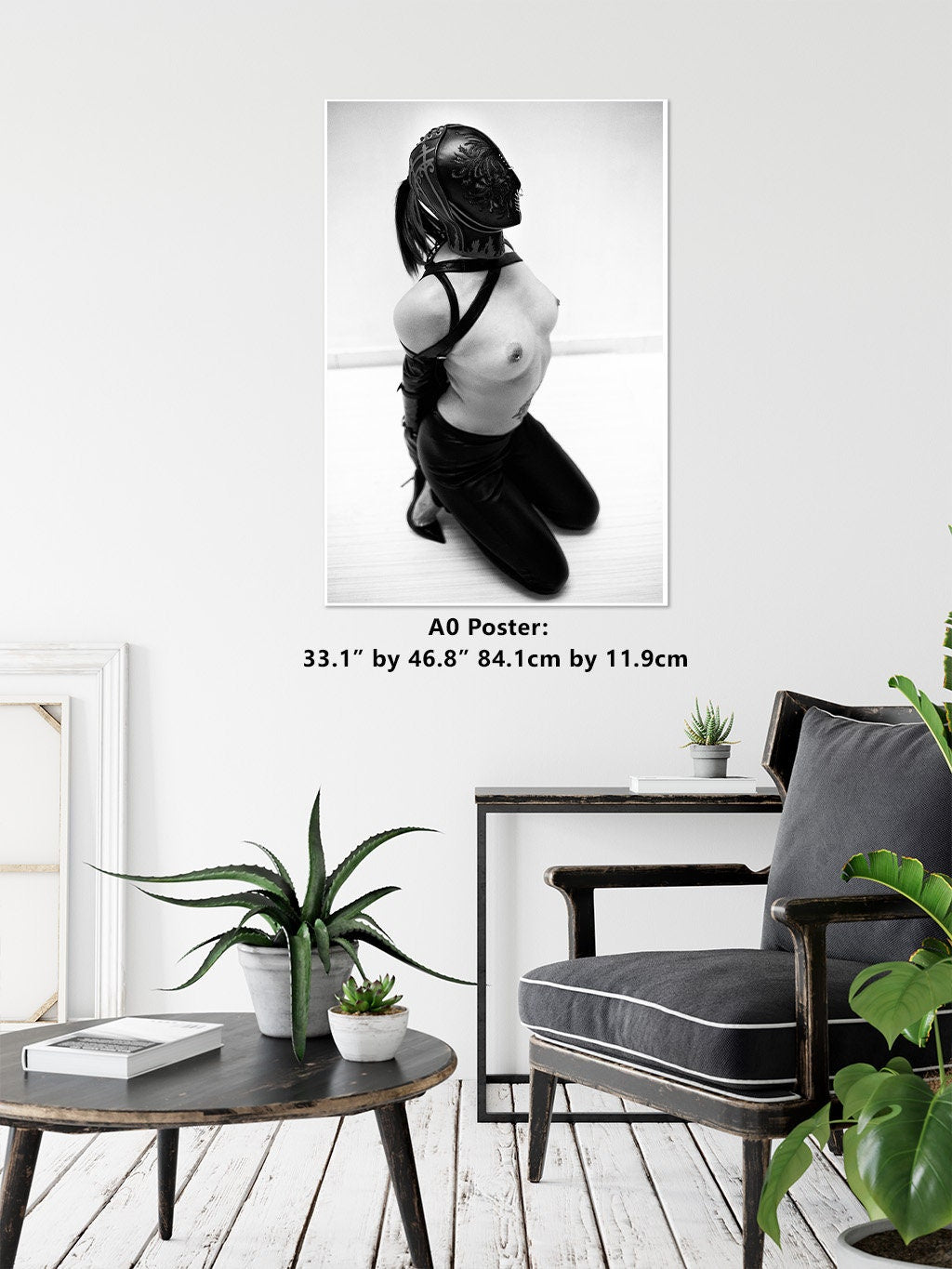 Leather Bondage 6 Digital PDF File | Fetish photography | BDSM Wall Art | Erotic Art Print | Bondage Photo | Bedroom Decor | Mature Content