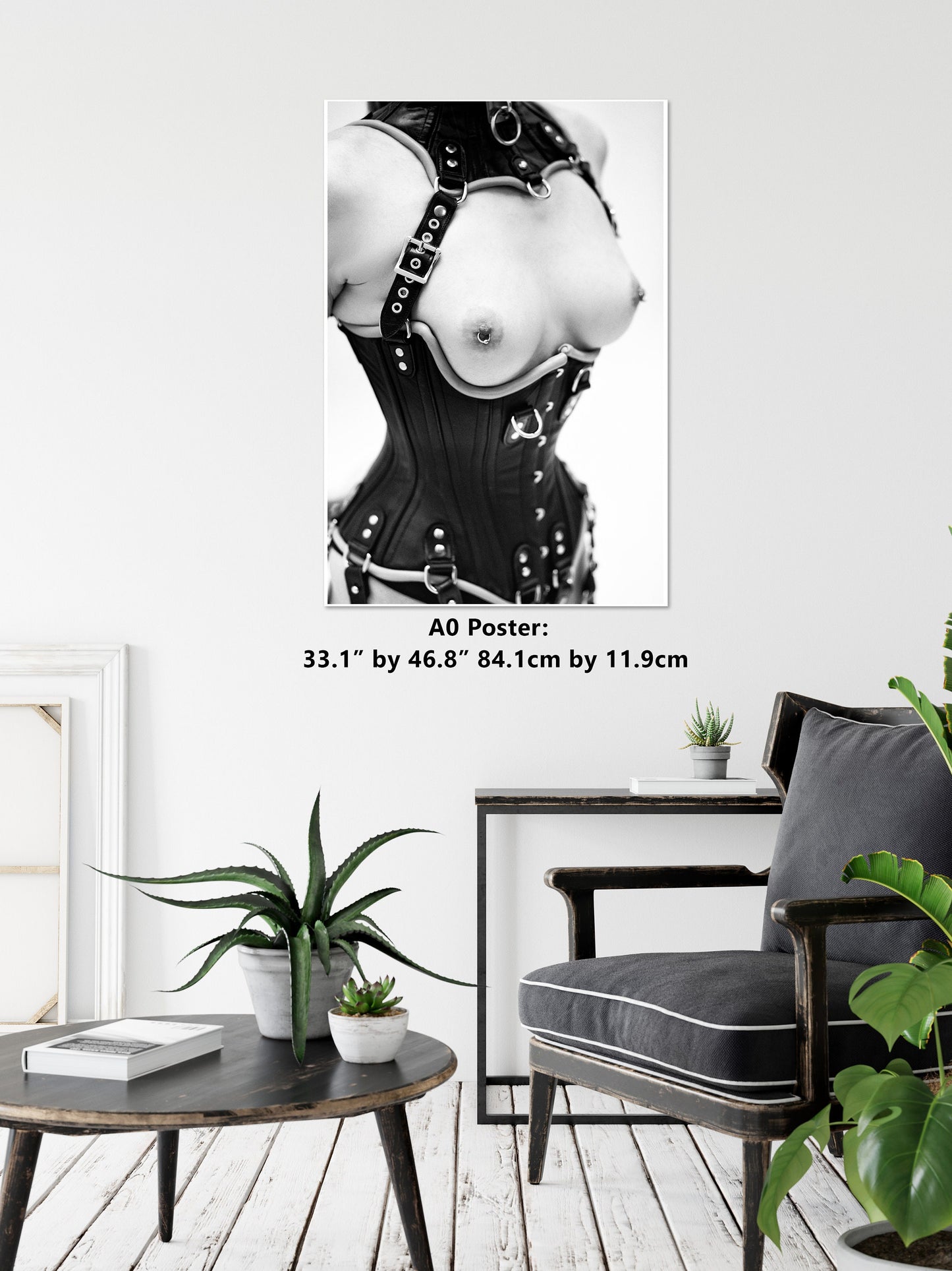 Leather Bondage 2 Digital PDF File | Fetish photography | BDSM Wall Art | Erotic Art Print | Bondage Photo | Sexy Bedroom Decor