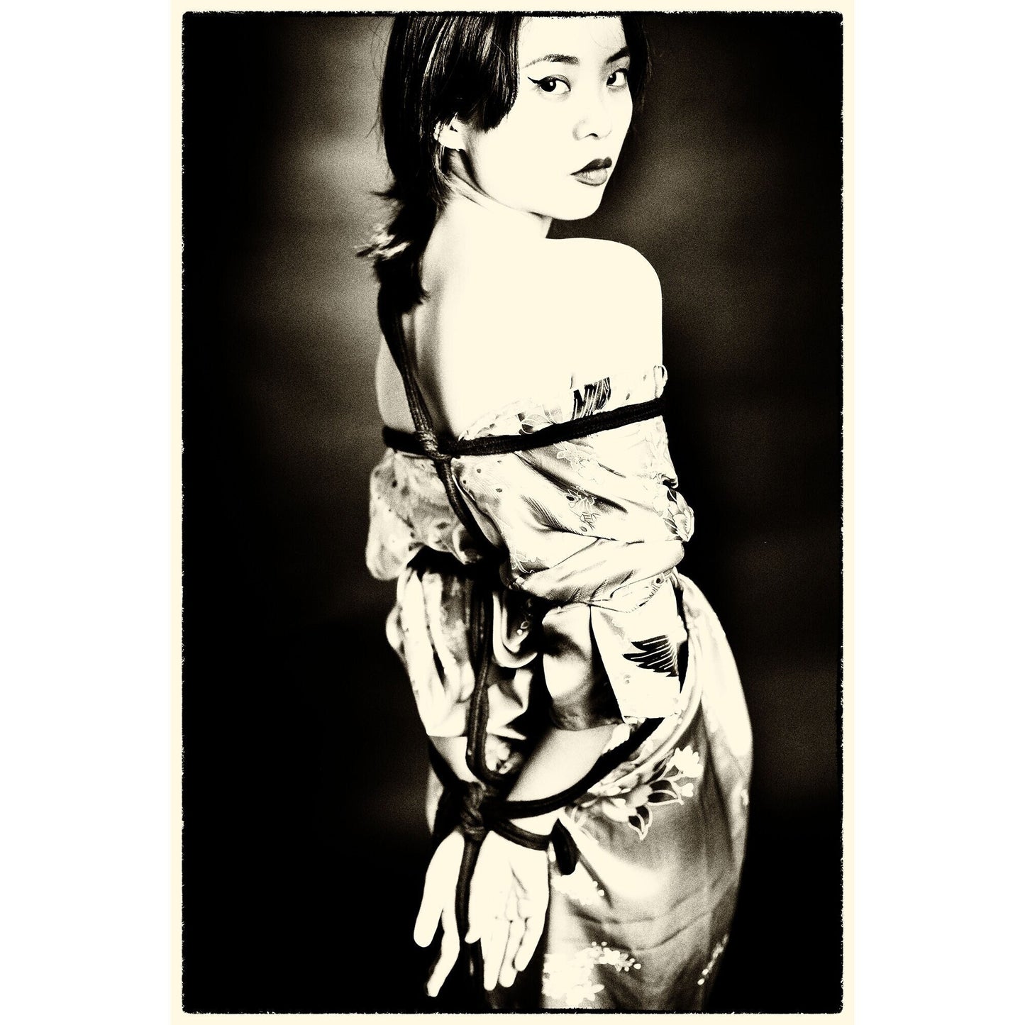 Shibari B n W 6 - Digital PDF File | Fetish photography | Japanese Sex Art | Kinbaku Art Print | Woman BDSM | Erotic Wall Art