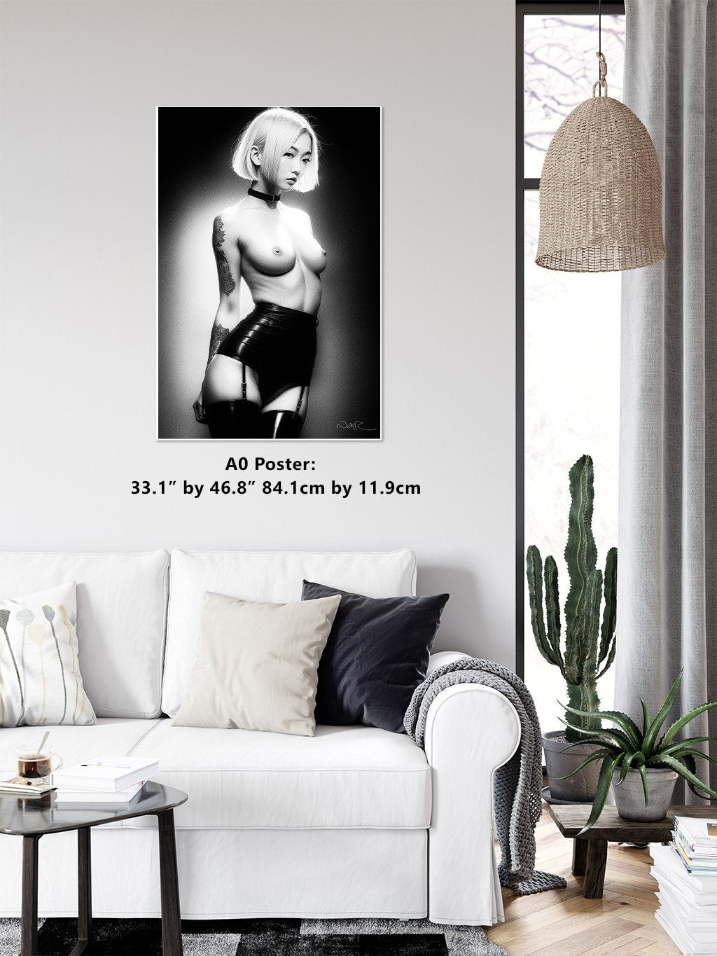 Kyoto Erito 3 - Digital PDF File | Art Nude Home Decor | Erotic Wall Art | Female Wall Art | Gifts for Him | Nude Print