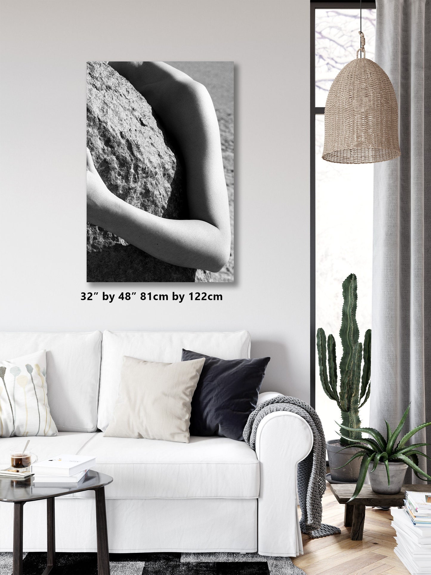 Desert Nude 1 Digital PDF File | Art Nude Home Decor | Erotic Wall Art | Sexy Bedroom Decor | Gifts for Him | Nude Art Print
