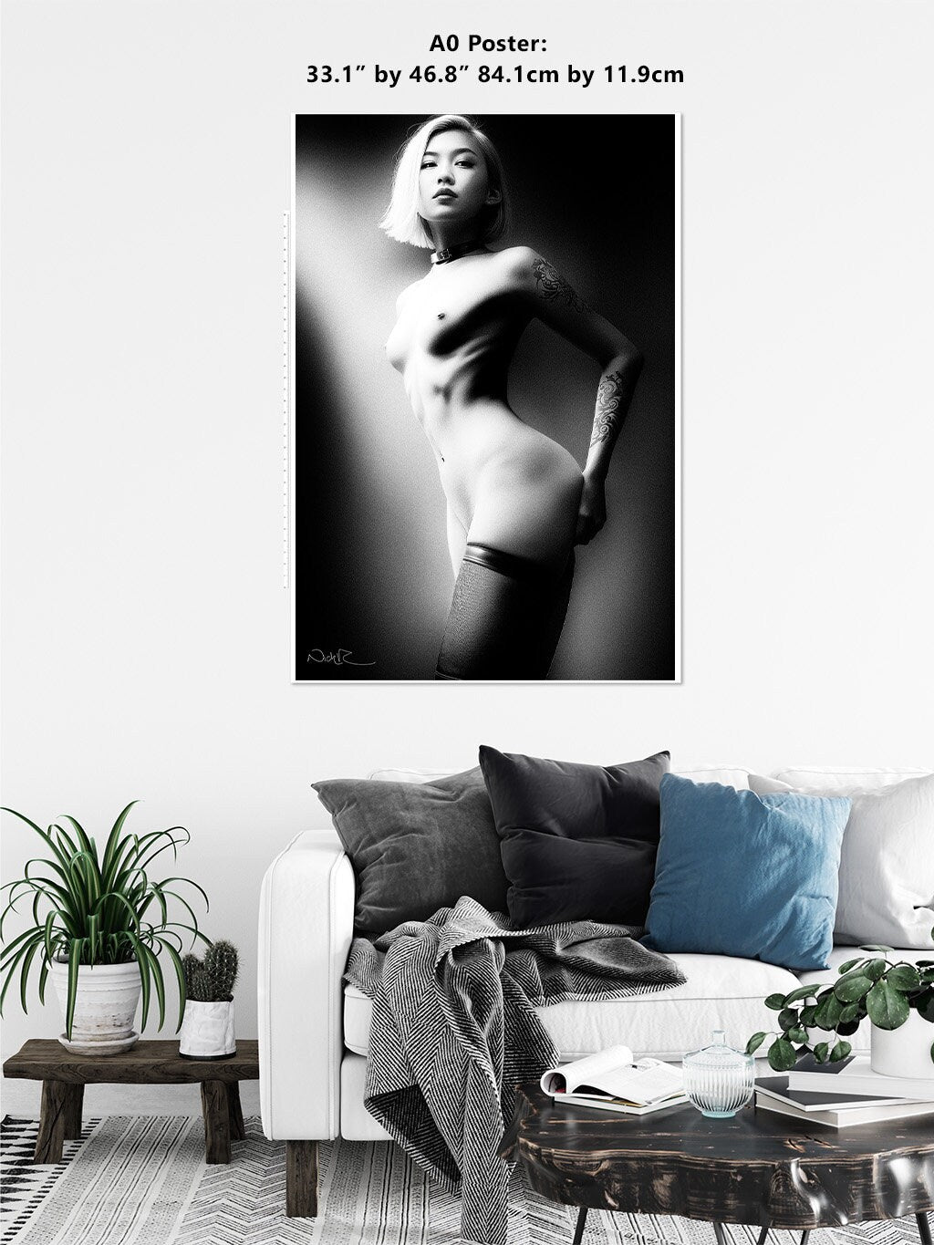 Kyoto Erito 4C - Digital PDF File | Art Nude Home Decor | Erotic Wall Art | Female Wall Art | Gifts for Him | Nude Print