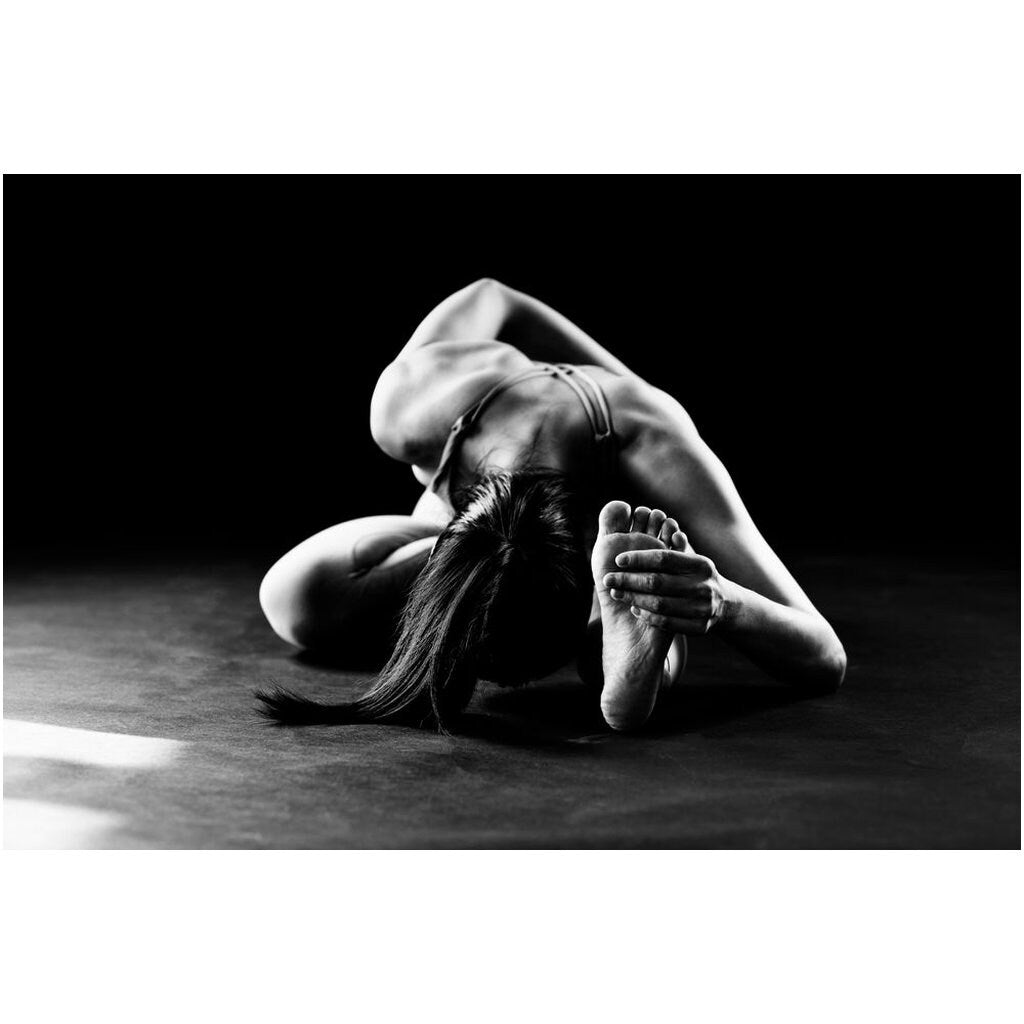 YOGA as ART 4 | Digital PDF File | Yoga Pose Wall Art | Yoga Studio Decor | Spiritual Photos | Black And White | Yoga Digital Print