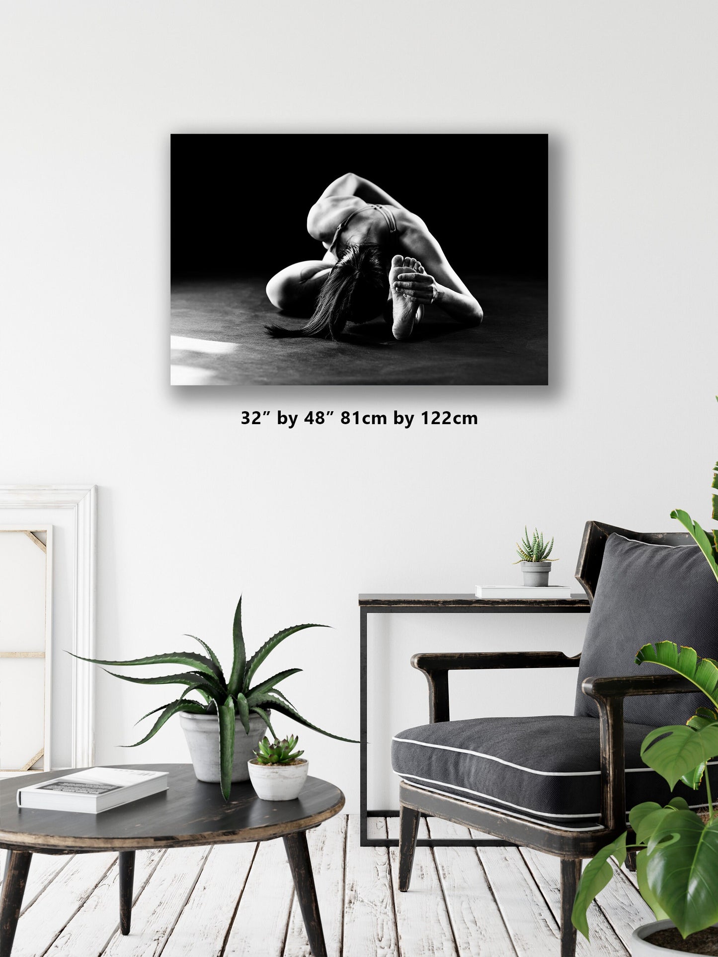 YOGA as ART 4 | Digital PDF File | Yoga Pose Wall Art | Yoga Studio Decor | Spiritual Photos | Black And White | Yoga Digital Print