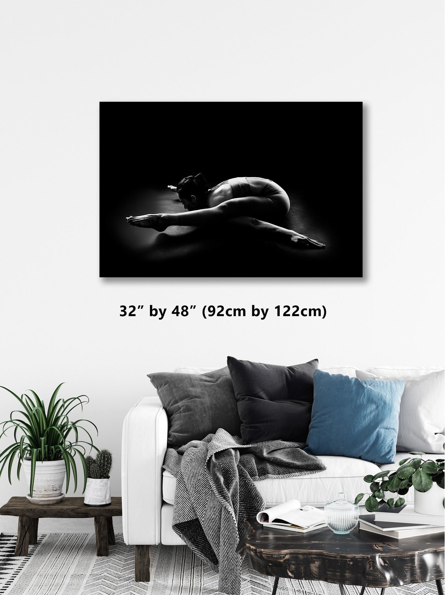 YOGA as ART 6 | Digital PDF File | Yoga Pose Wall Art | Yoga Studio Decor | Spiritual Photos | Black And White | Yoga Digital Print