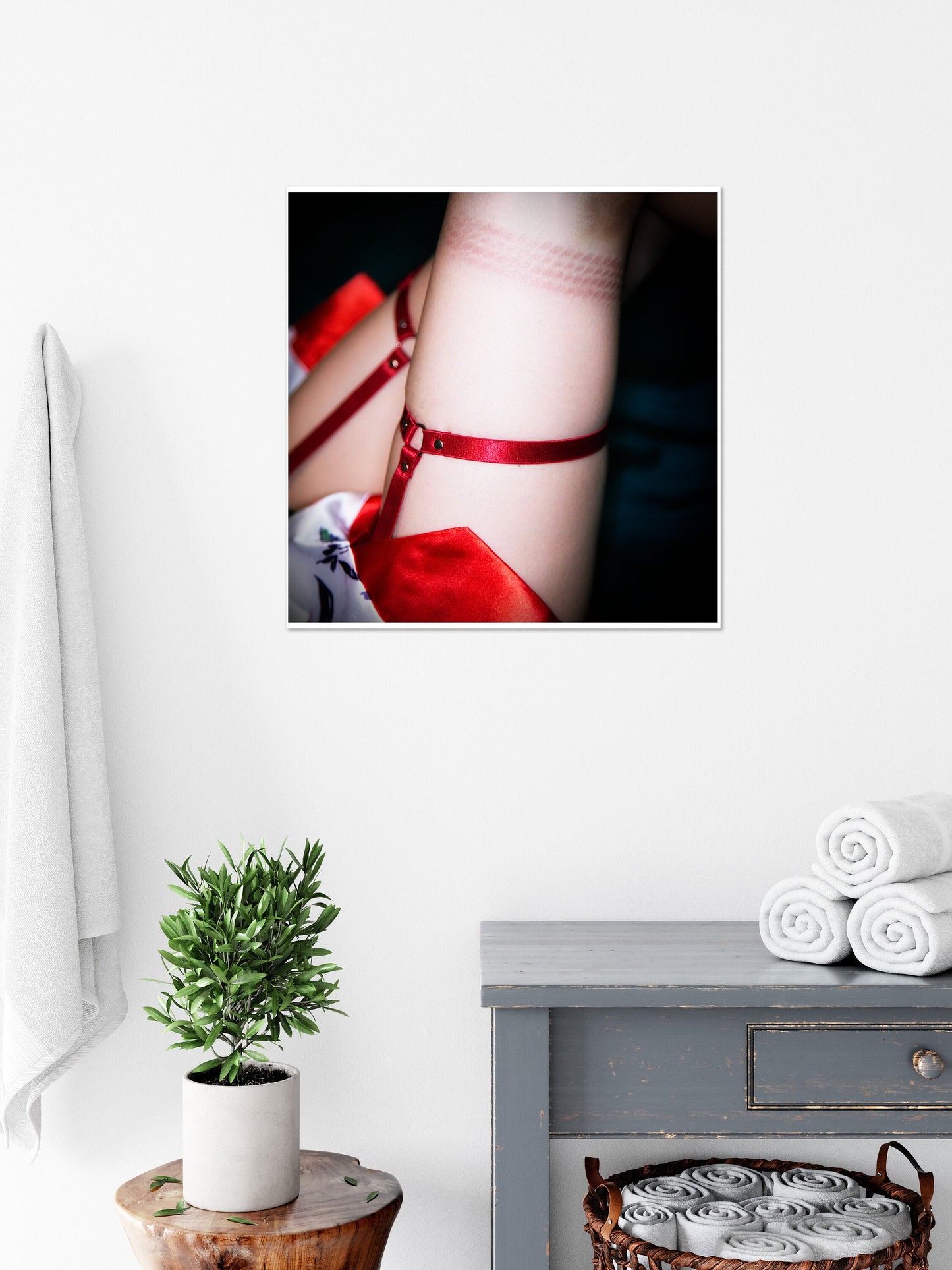 Shibari Colour 6| Digital PDF File | Japanese Sex Art| Kinbaku Art Print | Woman BDSM | Erotic Wall Art | Gifts for Him| Rope Bondage Photo