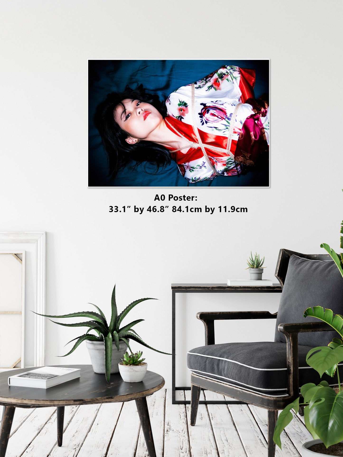 Shibari Colour 5Digital PDF File , Japanese Sex Art ,Kinbaku Art Print , Woman BDSM , Erotic Wall Art , Gifts for Him Rope Bondage Photo