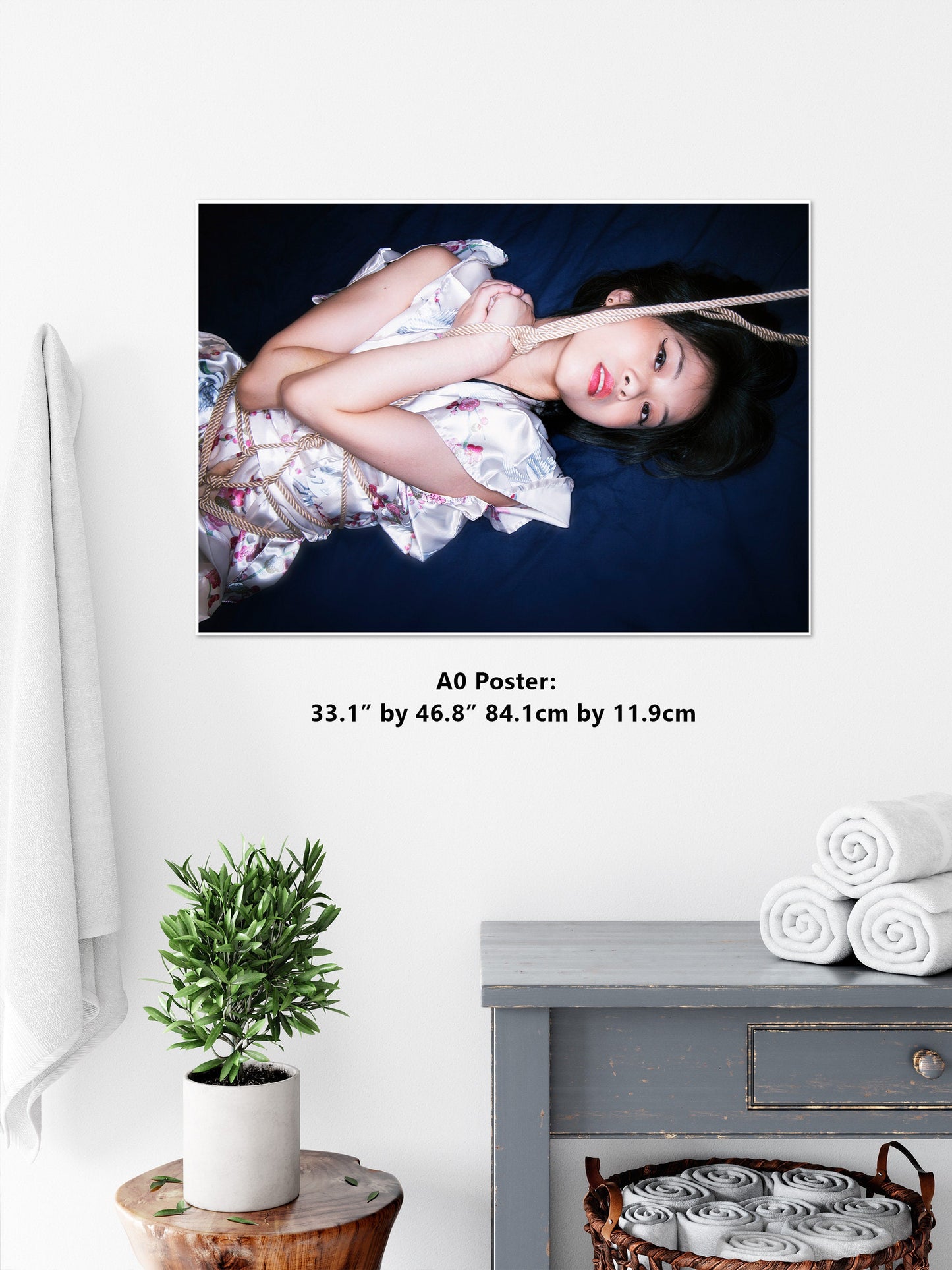 Shibari Colour 10| Digital PDF File |Japanese Sex Art | Kinbaku Art Print | Woman BDSM | Erotic Wall Art | Gifts for Him |Rope Bondage Photo