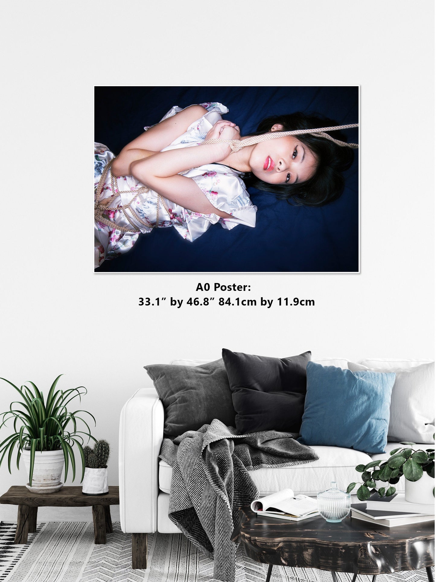 Shibari Colour 10| Digital PDF File |Japanese Sex Art | Kinbaku Art Print | Woman BDSM | Erotic Wall Art | Gifts for Him |Rope Bondage Photo