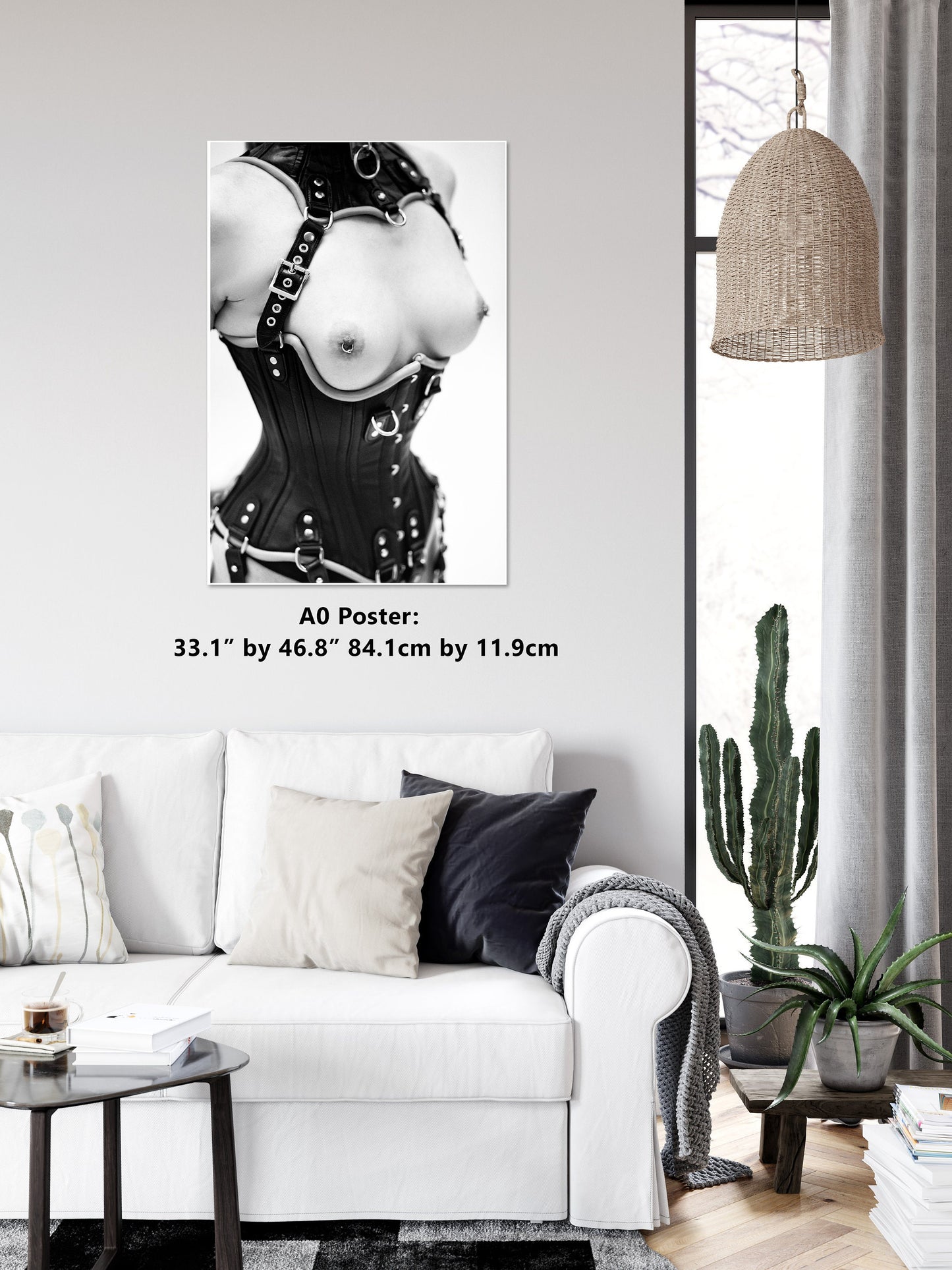 Leather Bondage 2 Digital PDF File | Fetish photography | BDSM Wall Art | Erotic Art Print | Bondage Photo | Sexy Bedroom Decor