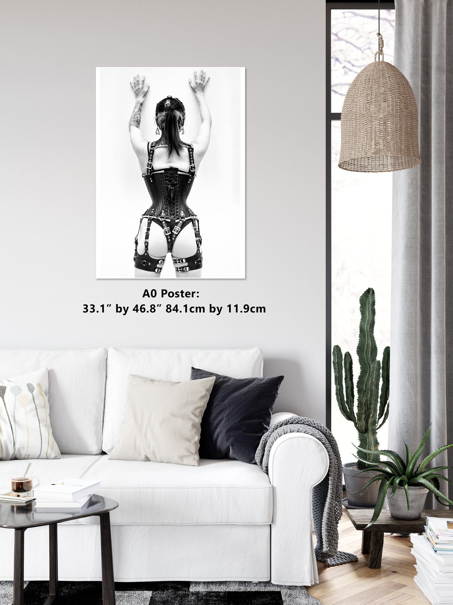 Leather Bondage 1| Digital PDF File | Fetish photography | BDSM Wall Art | Erotic Art Print | Bondage Photo | Sexy Bedroom Decor