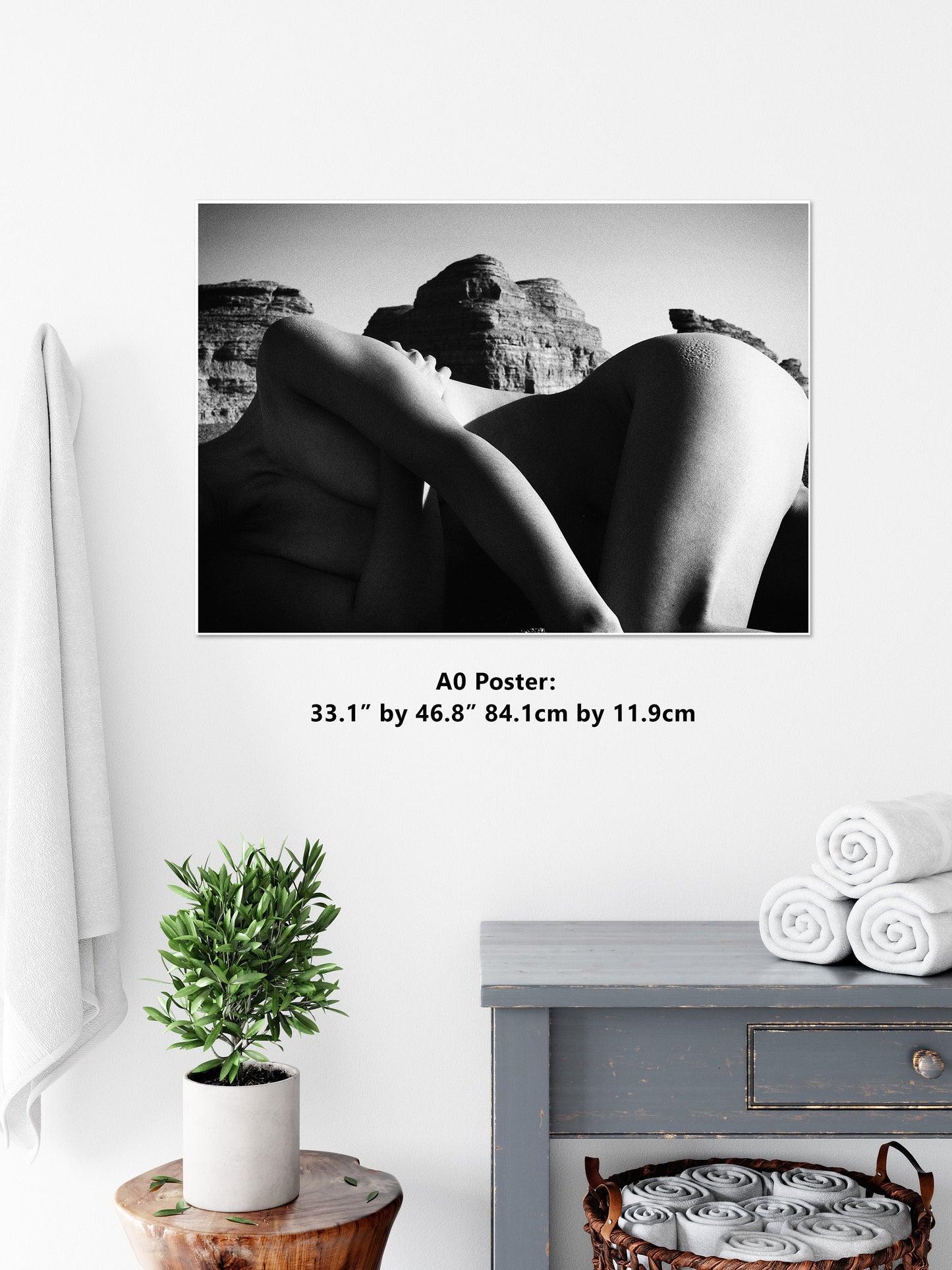 Desert Nude 4 | Digital PDF File | Art Nude Home Decor | Erotic Wall Art | Sexy bedroom decor | Gifts for Him | Nude Art Print