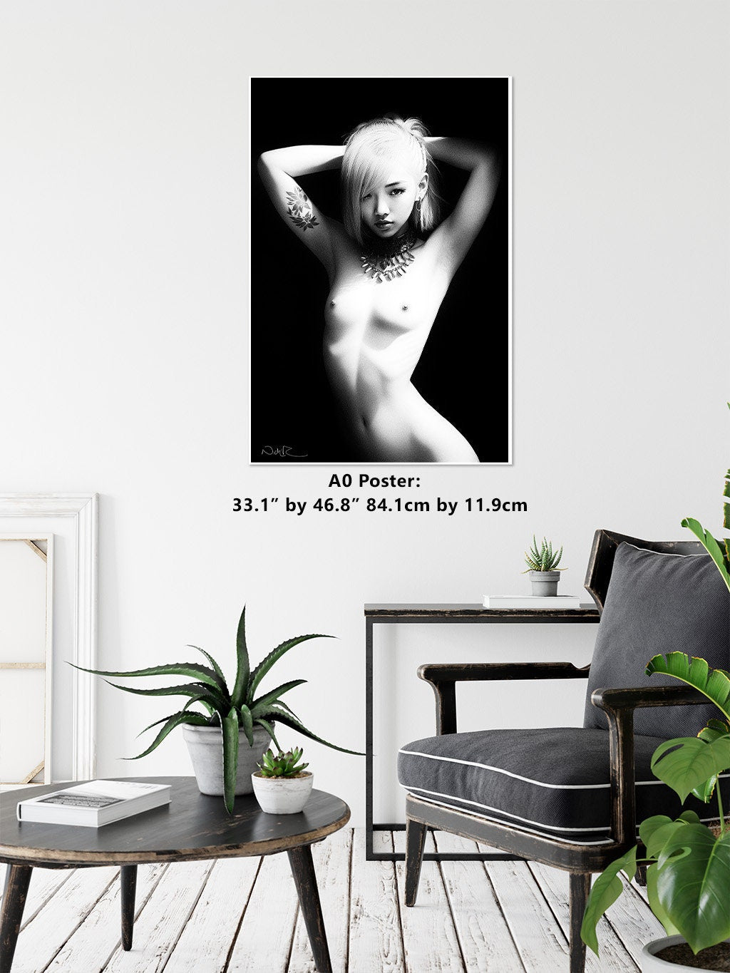 Kyoto Erito 2 - Digital PDF File | Art Nude Home Decor | Erotic Wall Art | Female Wall Art | Gifts for Him | Nude Print