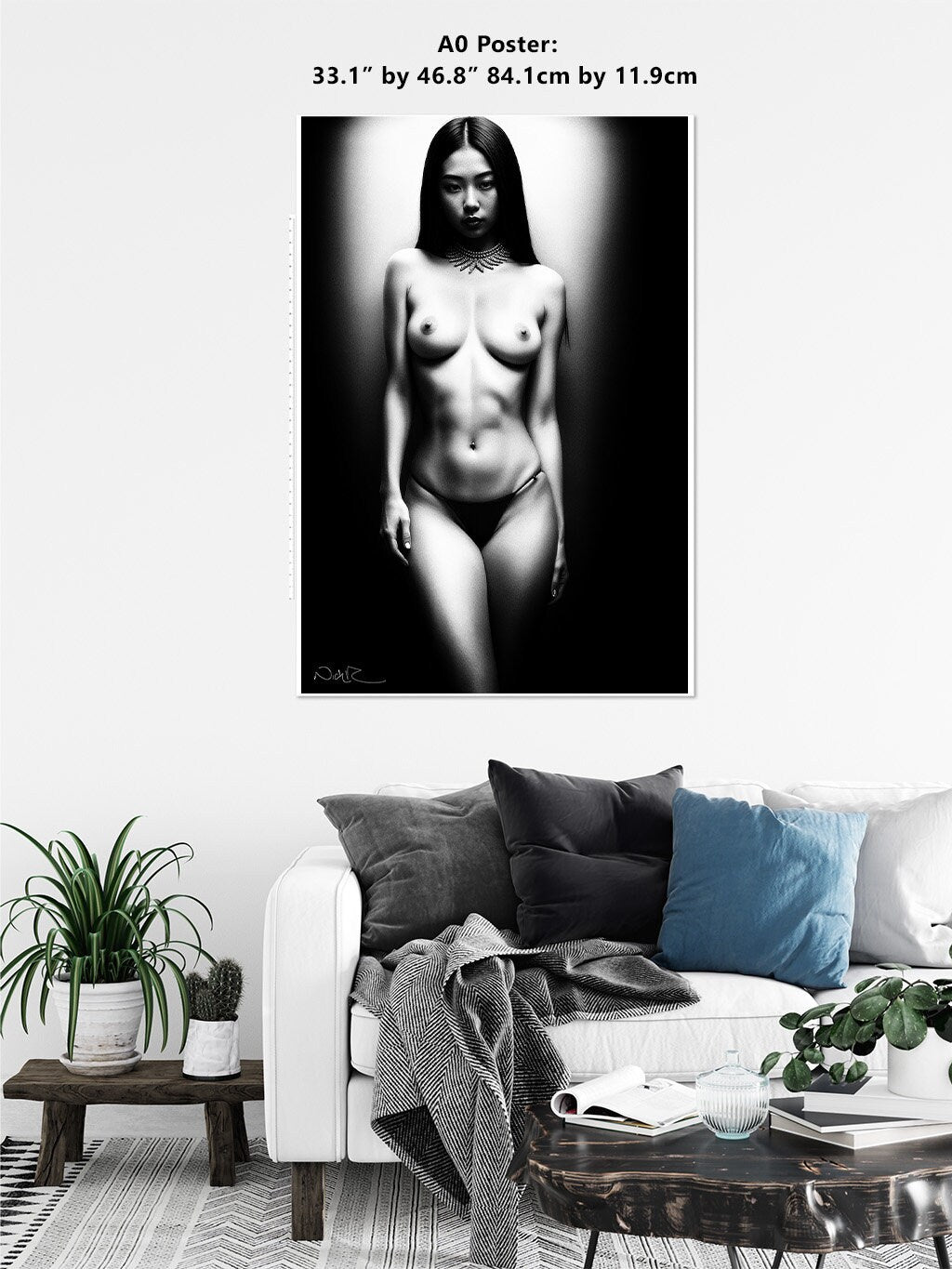 Kyoto Erito 8 - Digital PDF File | Art Nude Home Decor | Erotic Wall Art | Female Wall Art | Gifts for Him | Nude Print