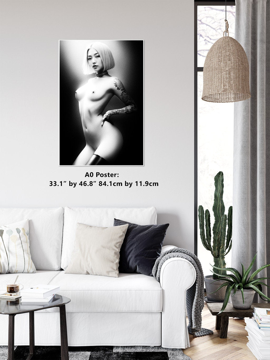 Kyoto Erito 4B - Digital PDF File | Art Nude Home Decor | Erotic Wall Art | Female Wall Art | Gifts for Him | Nude Print