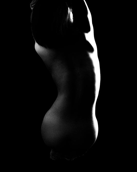 Contour Nude 5  - Gloss Print | Art Nude Home Decor | Erotic Wall Art | Sexy Bedroom Decor | Gifts for Him | Nude Art Print | Naked Woman